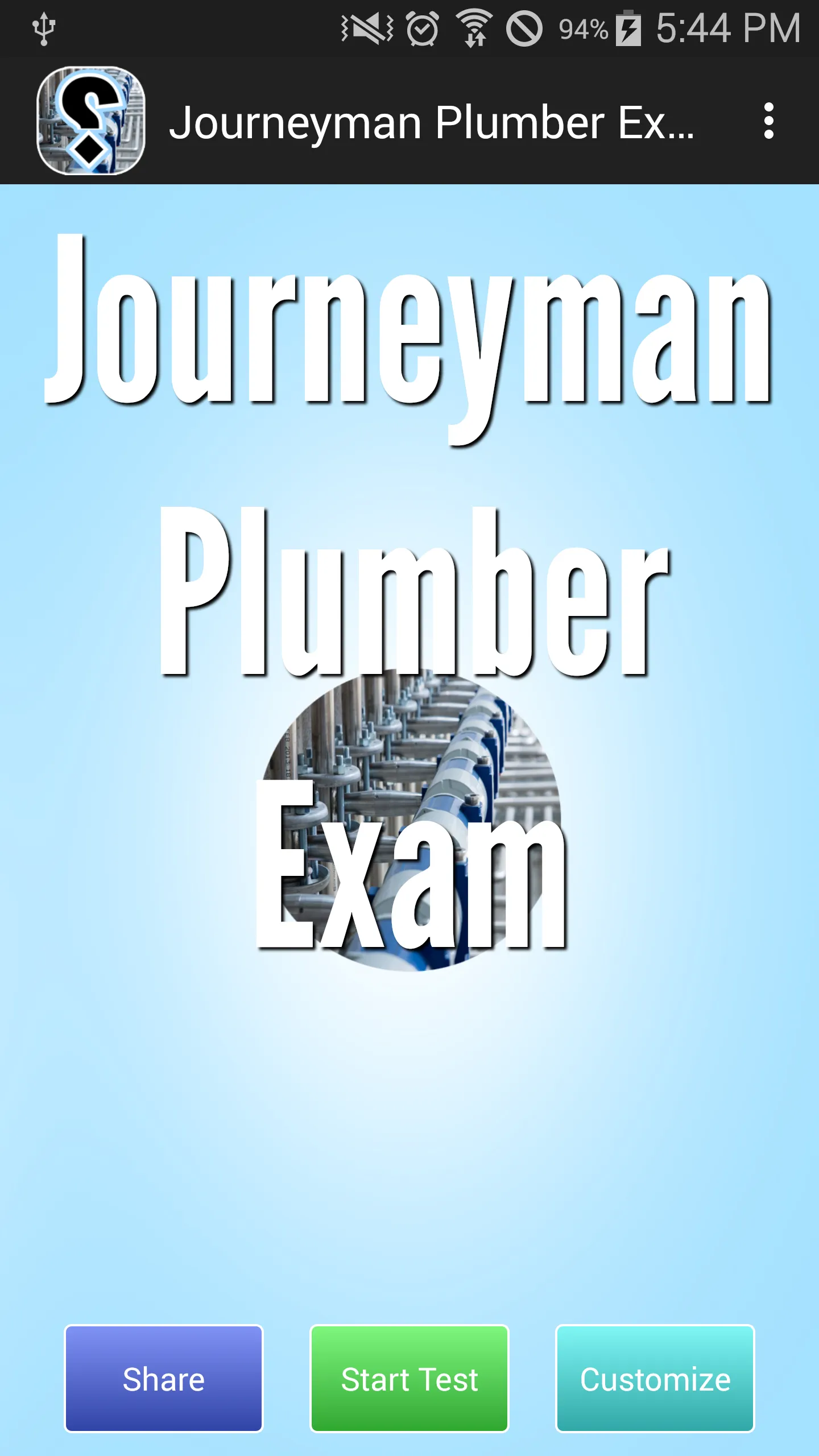 Journeyman Plumber's Exam | Indus Appstore | Screenshot