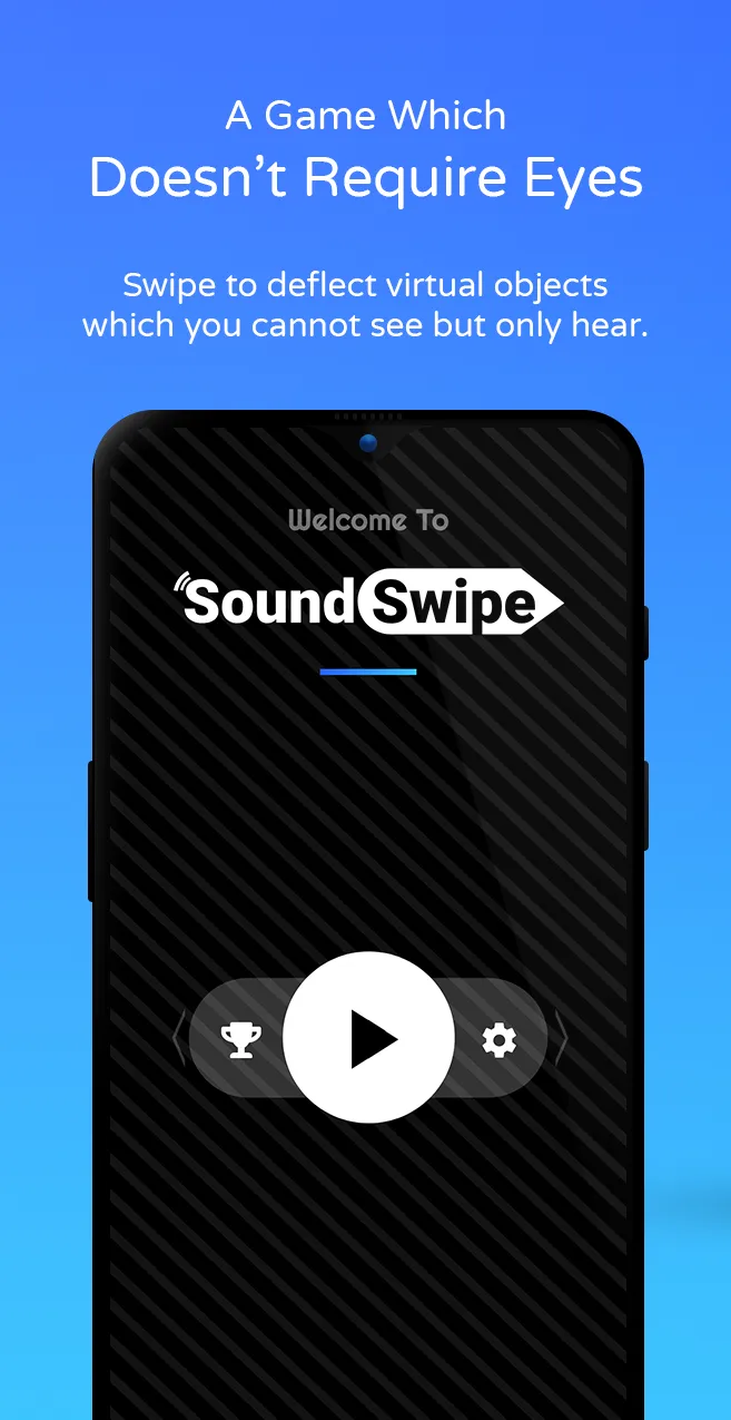 SoundSwipe: The No-Eyes game | Indus Appstore | Screenshot