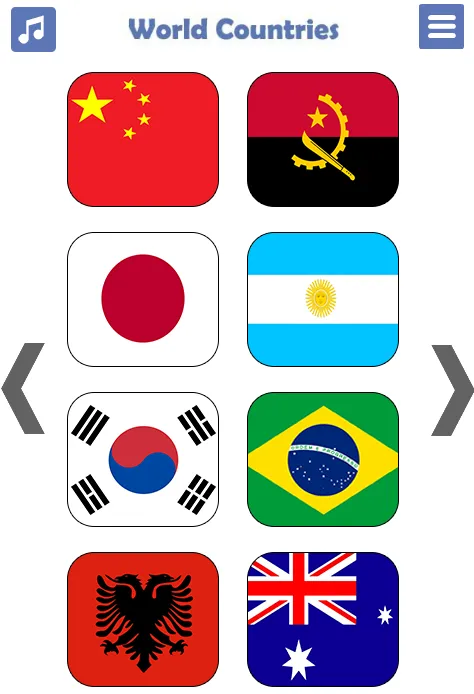 World Countries Flags Capitals | Indus Appstore | Screenshot