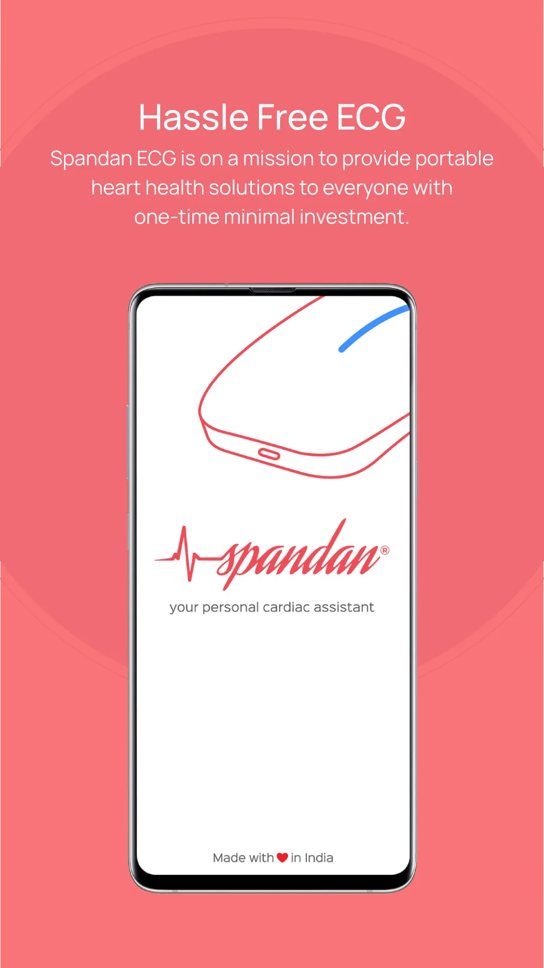 Spandan-ECG/EKG on smartphone | Indus Appstore | Screenshot