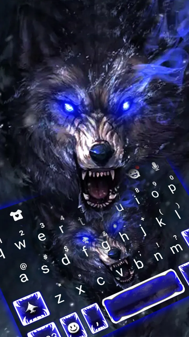 Mean Wild Wolf Keyboard Theme | Indus Appstore | Screenshot