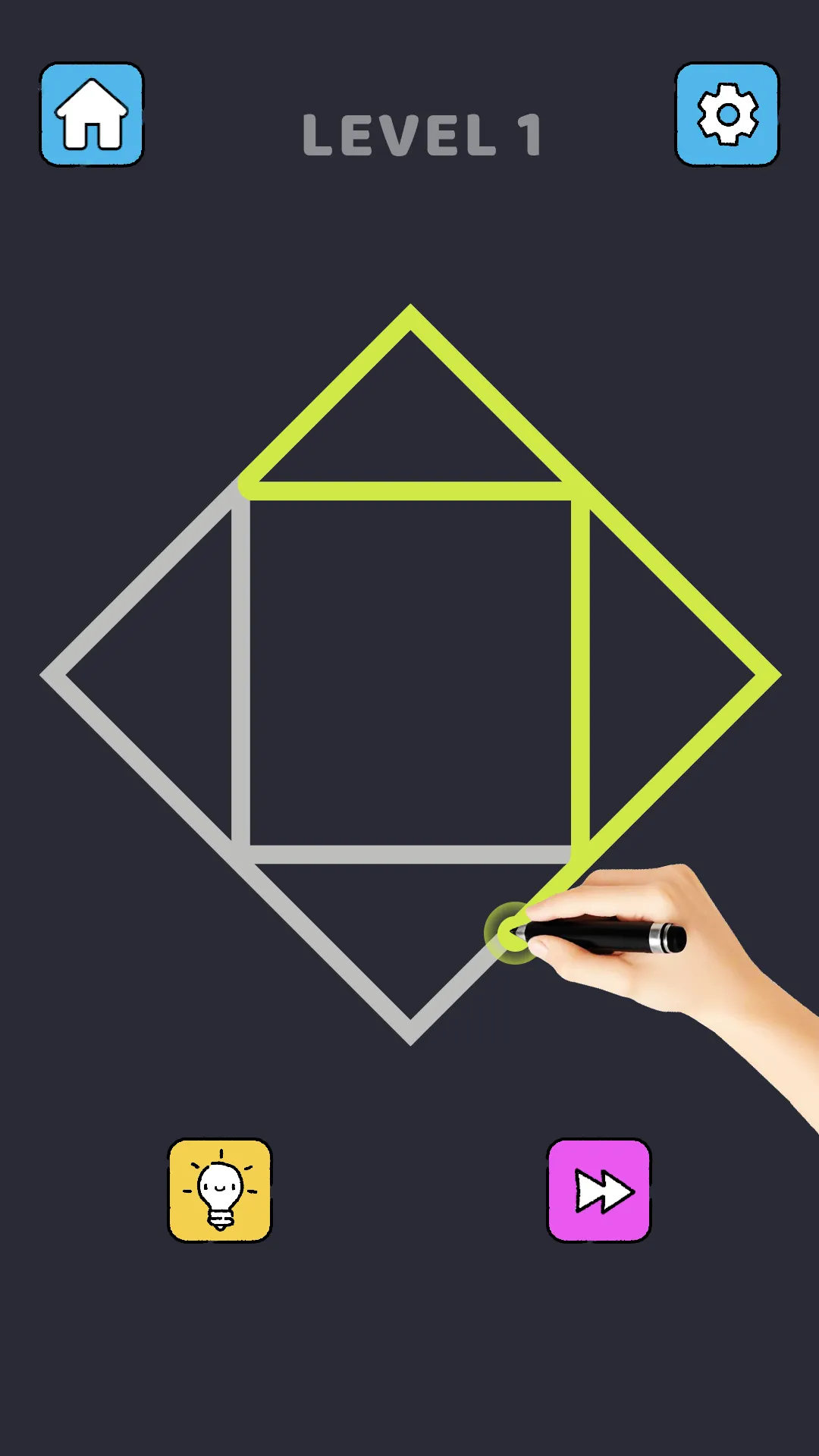 Single Line Puzzle Drawing | Indus Appstore | Screenshot
