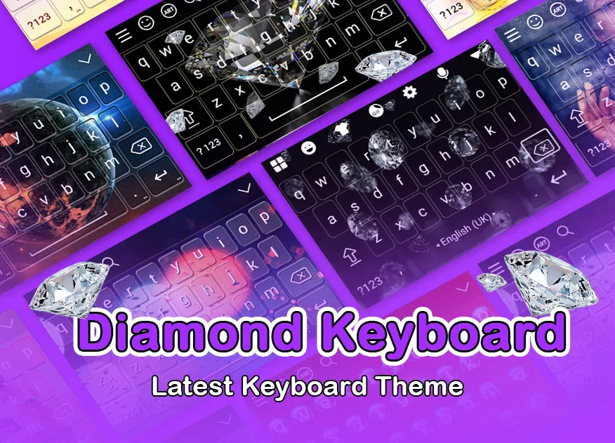 Diamond Keyboard Theme | Indus Appstore | Screenshot