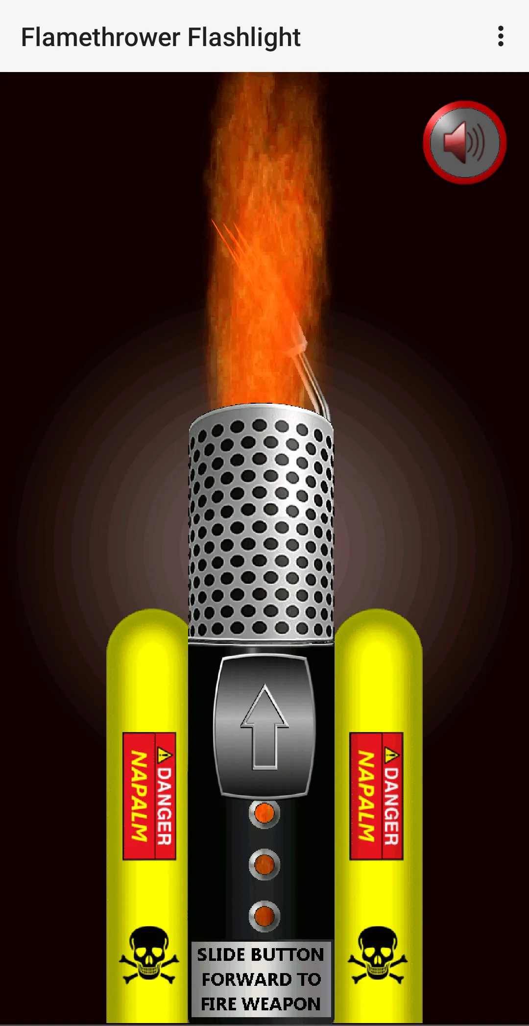 Flamethrower Flashlight | Indus Appstore | Screenshot