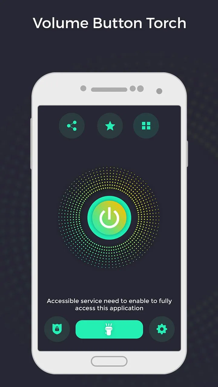 Volume Button Torch ON/OFF | Indus Appstore | Screenshot