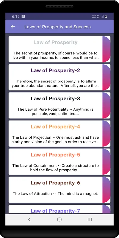 Laws of Prosperity and Success | Indus Appstore | Screenshot