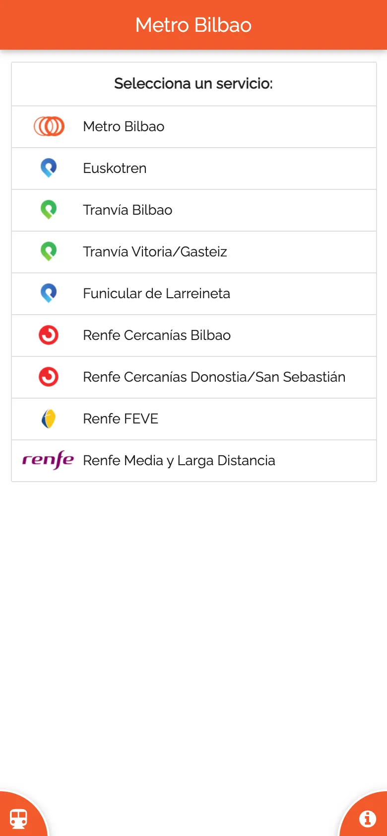 Bilbao Metro, Tren y Tranvía | Indus Appstore | Screenshot