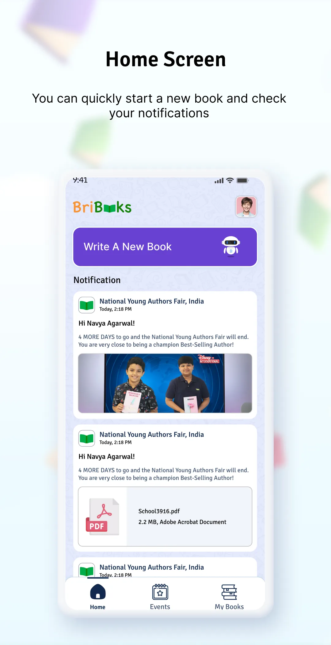 BriBooks | Indus Appstore | Screenshot
