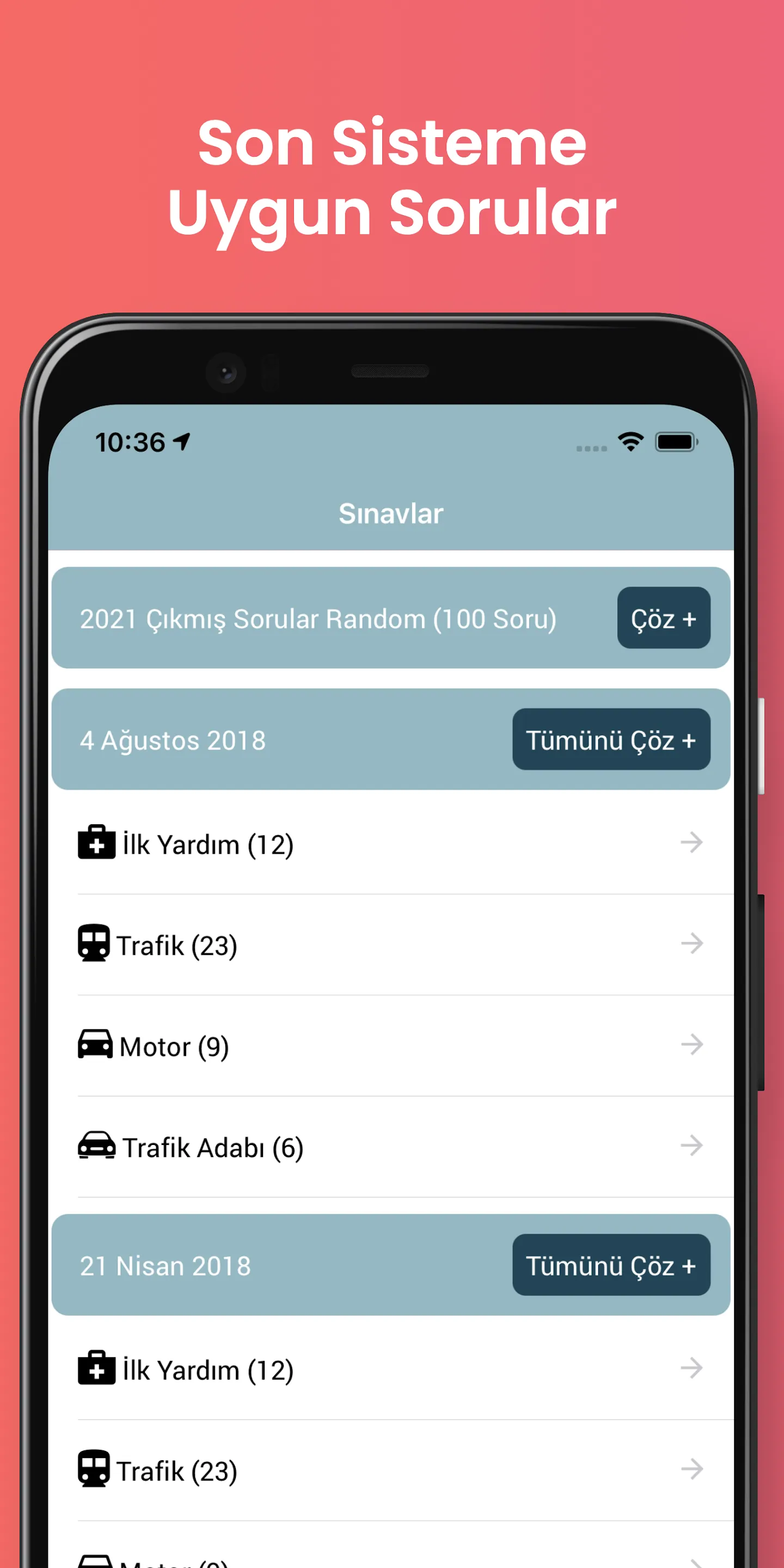 Ehliyet 2021 - Çıkmış Sorular | Indus Appstore | Screenshot