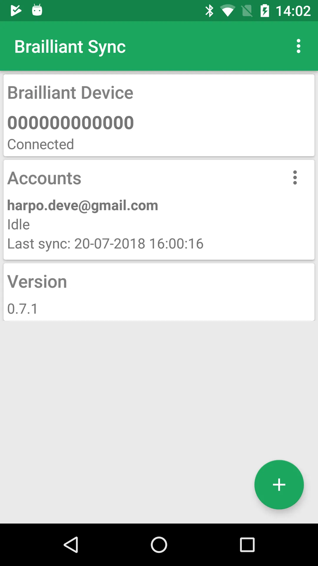 Brailliant Sync | Indus Appstore | Screenshot