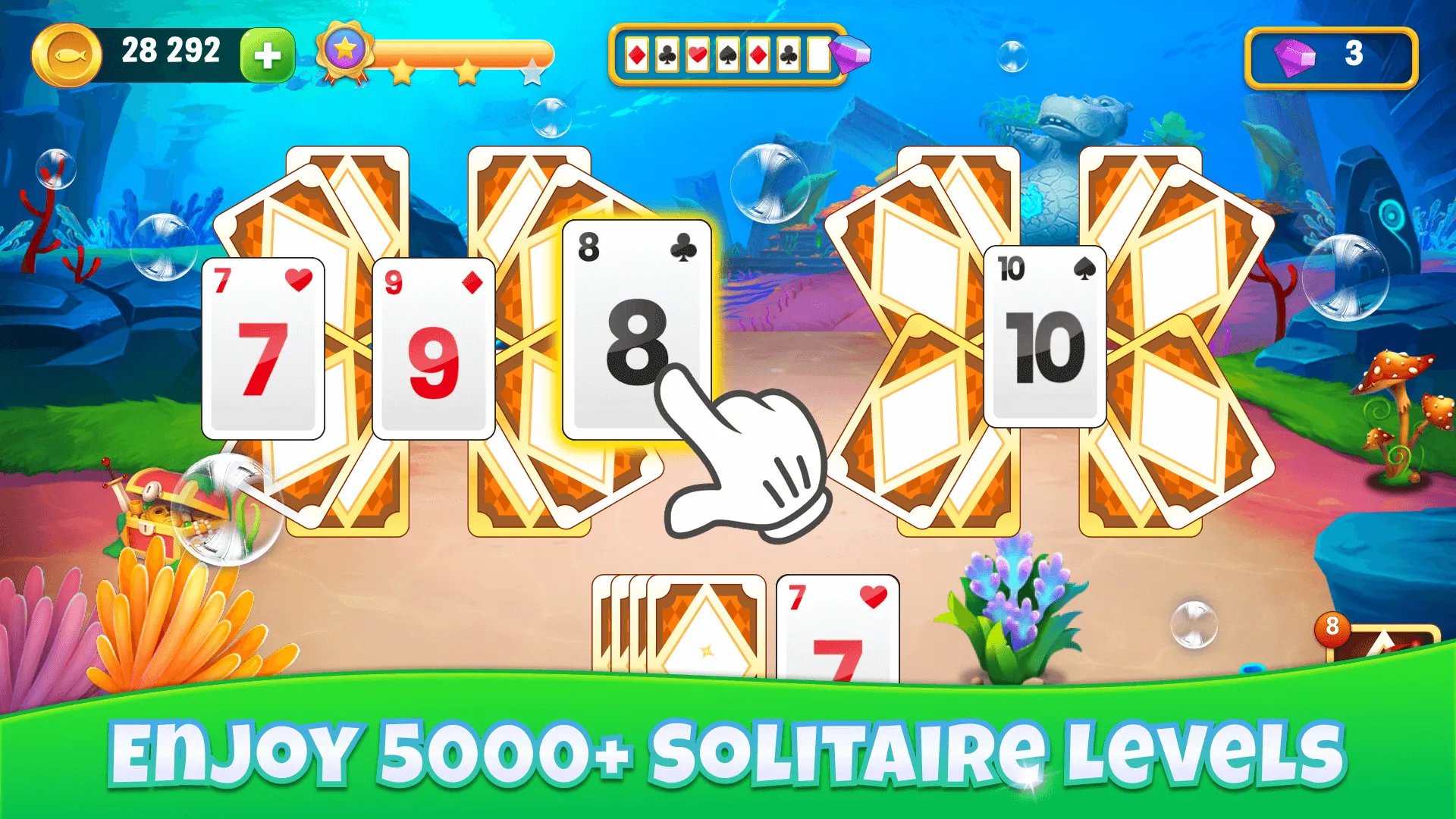 Solitaire TriPeaks & Klondike | Indus Appstore | Screenshot