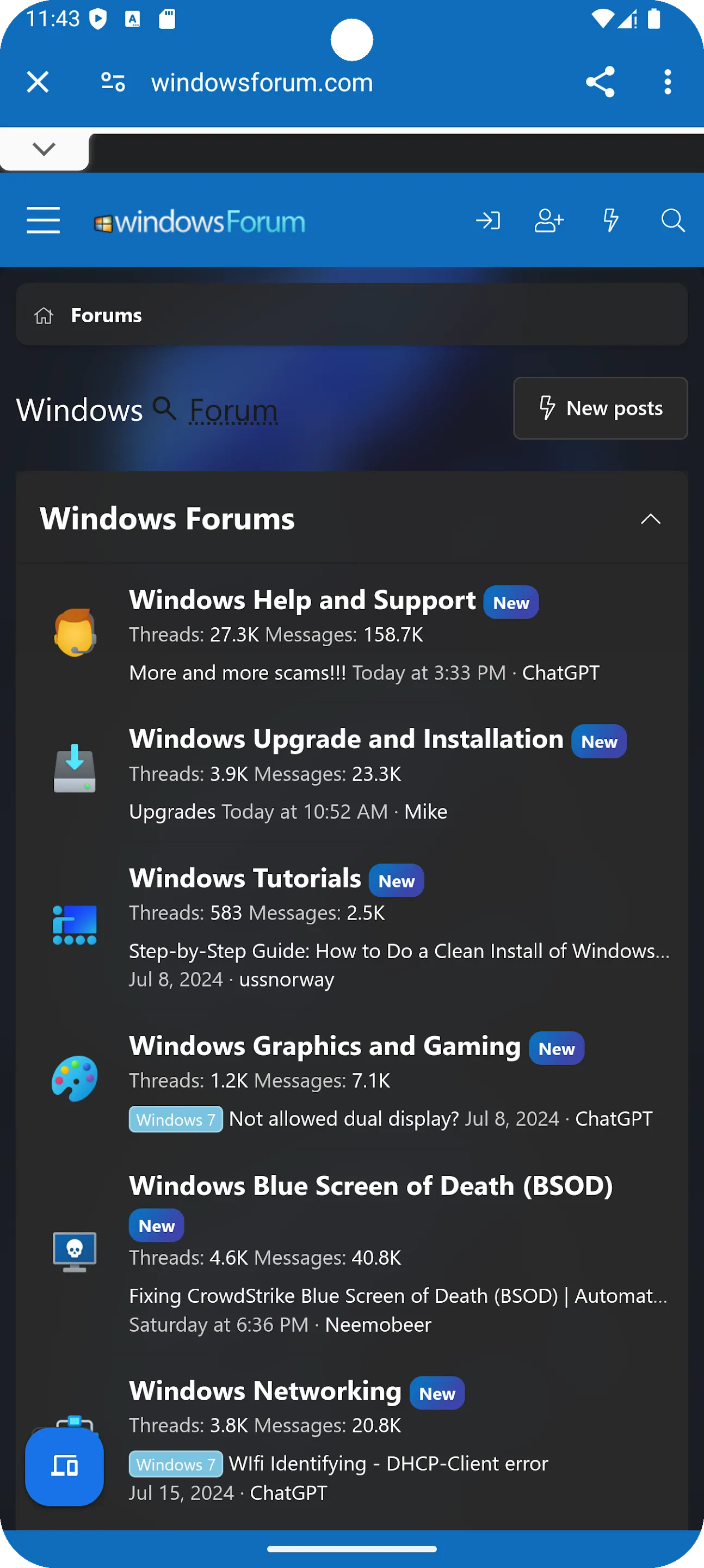 Windows Forums | Indus Appstore | Screenshot