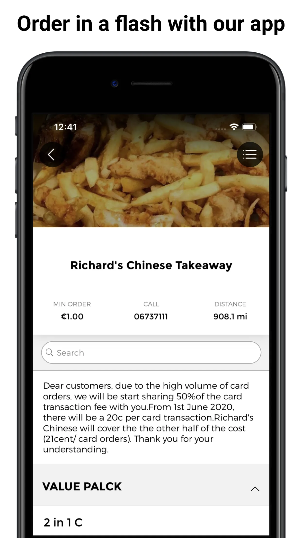 Richard's Chinese Takeaway | Indus Appstore | Screenshot