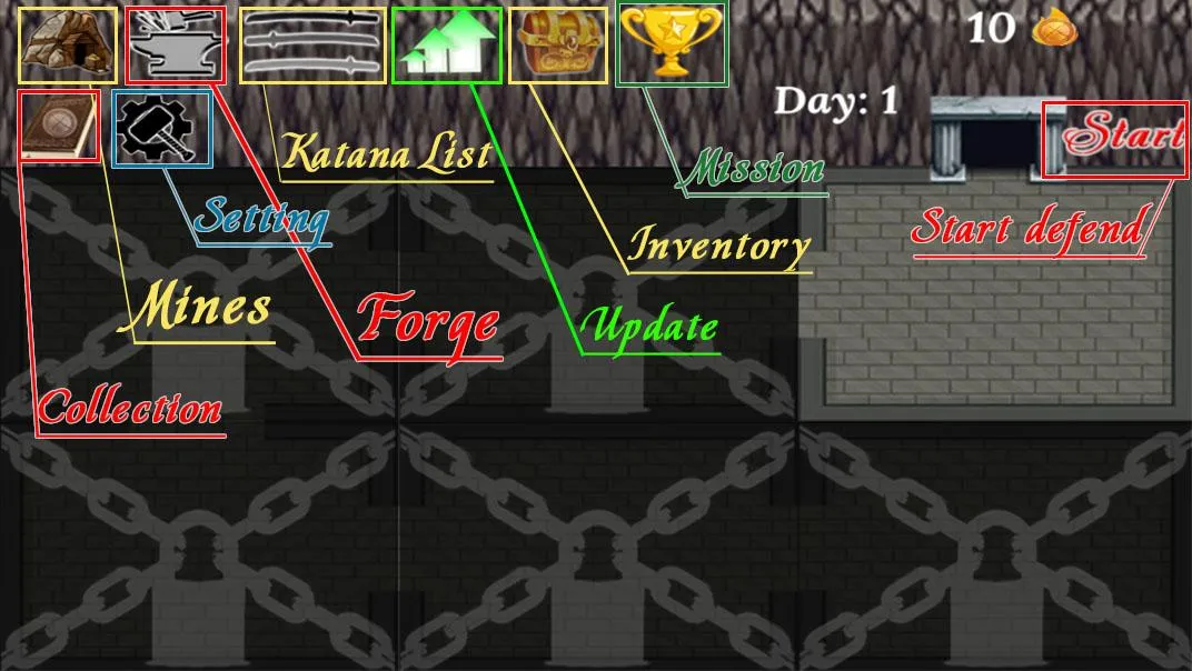 Cursed katana dungeon | Indus Appstore | Screenshot