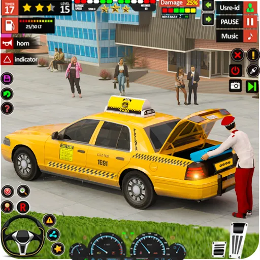 Car Driving Taxi Simulator | Indus Appstore | Screenshot