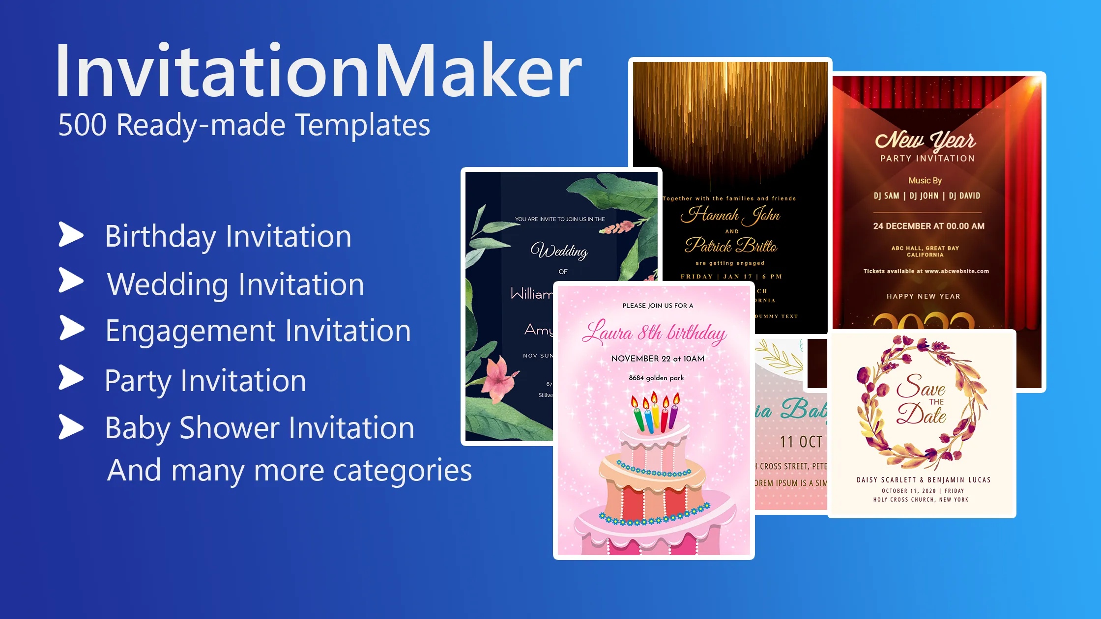 Invitation card Maker, Design | Indus Appstore | Screenshot