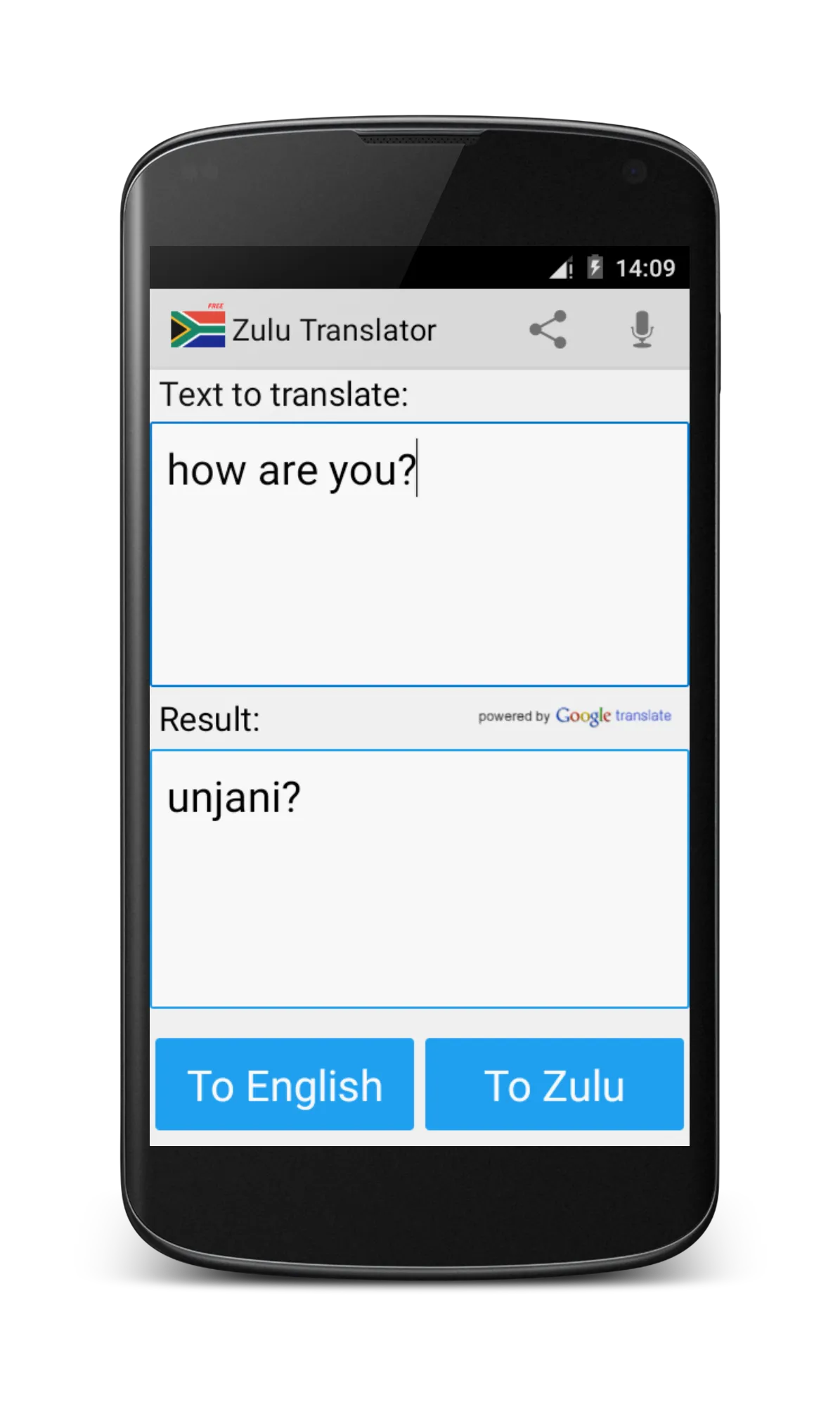 Zulu English Translator | Indus Appstore | Screenshot