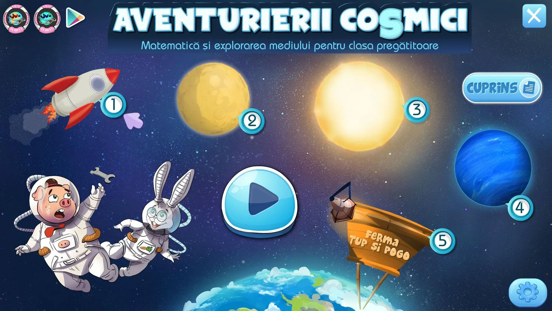 Aventurierii cosmici | Indus Appstore | Screenshot