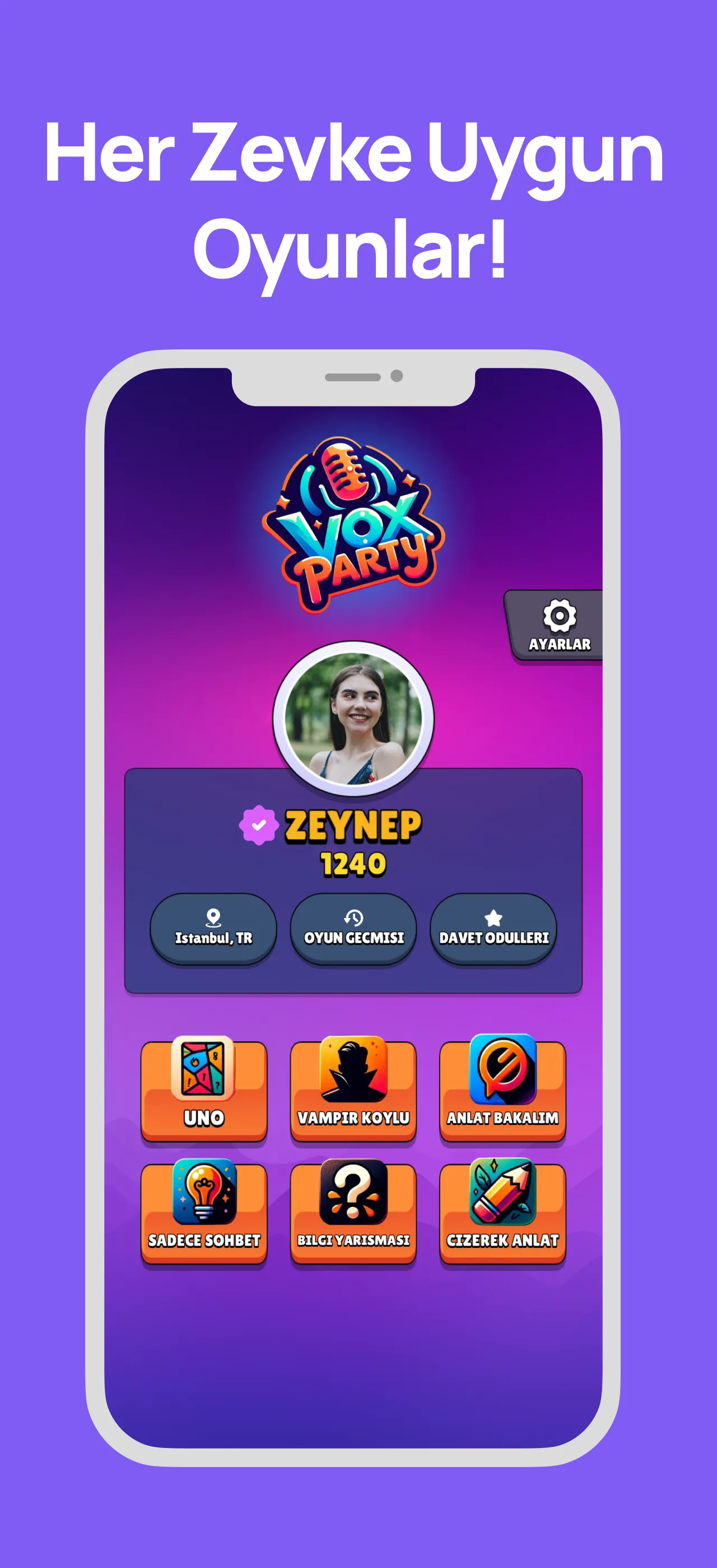 VoxParty: Sesli Masa Oyunları | Indus Appstore | Screenshot