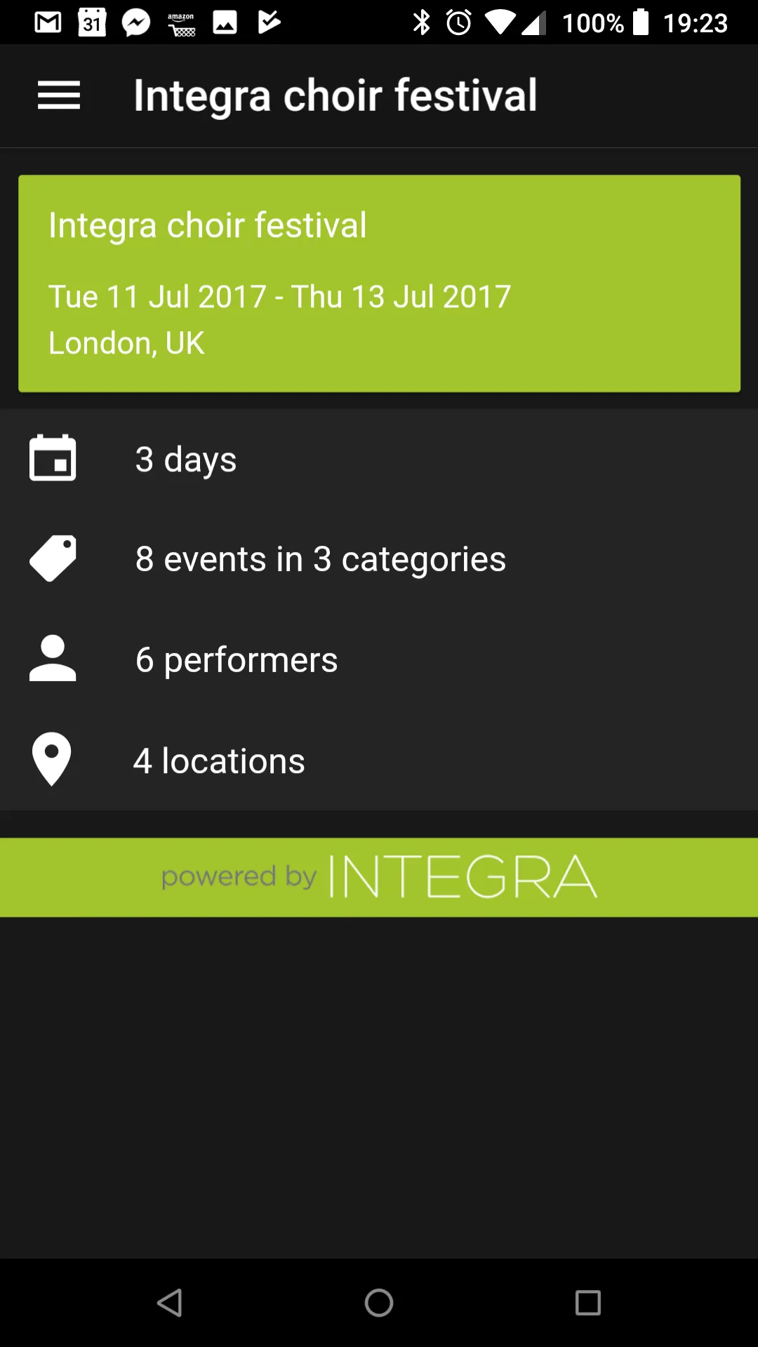 Integra Planner Schedule | Indus Appstore | Screenshot