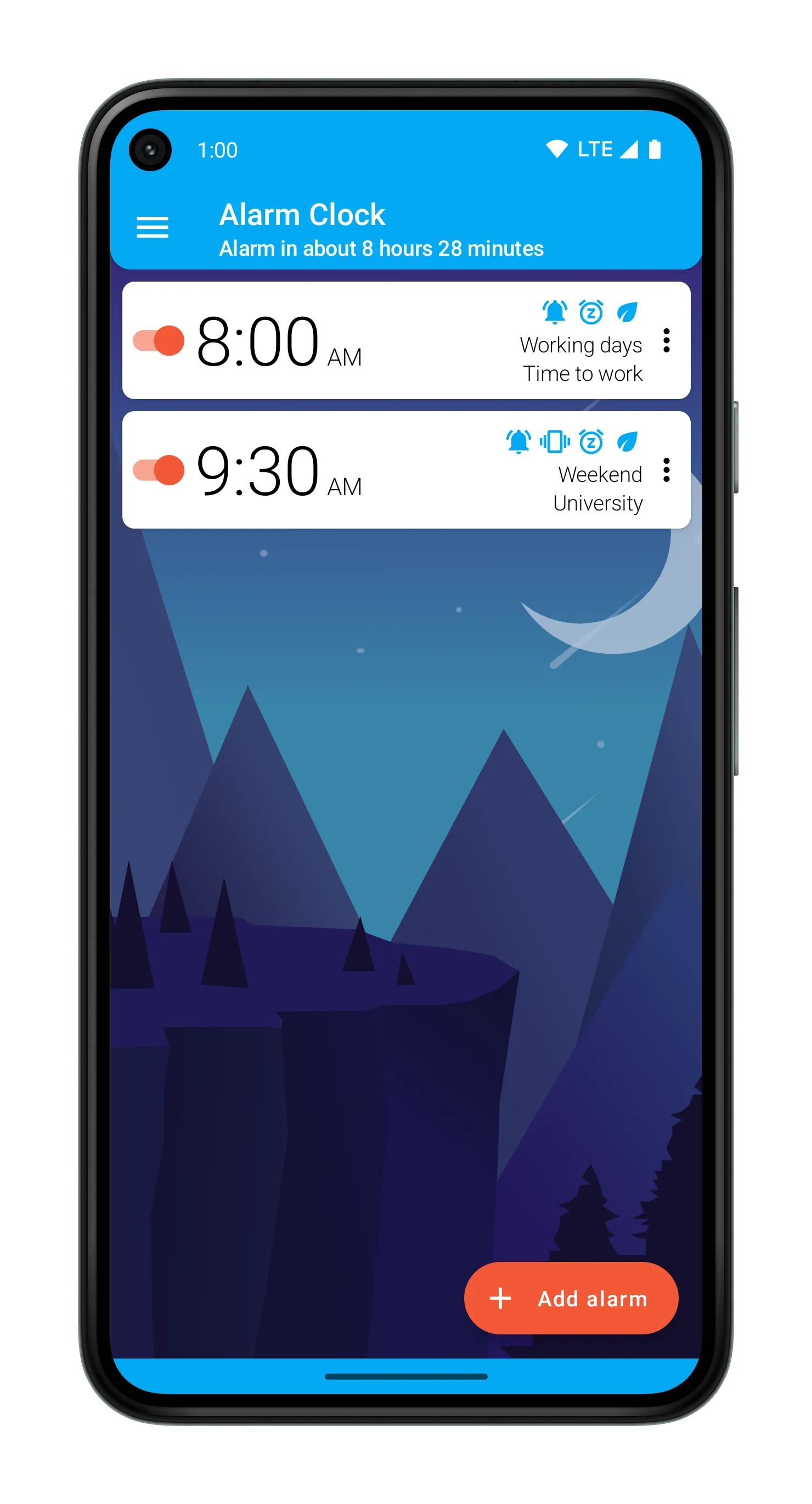 Alarm Clock Widget | Indus Appstore | Screenshot