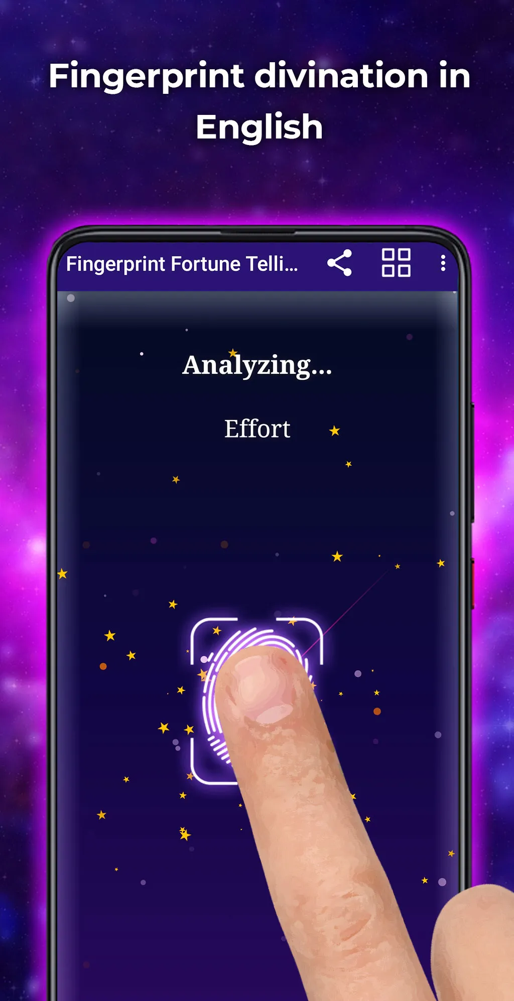 Divination by Finger Scan | Indus Appstore | Screenshot