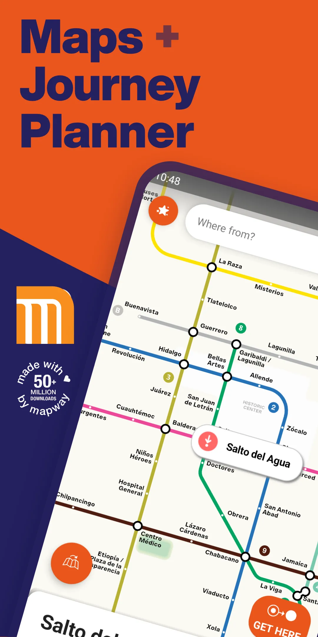 Mexico City Metro Map & Route | Indus Appstore | Screenshot