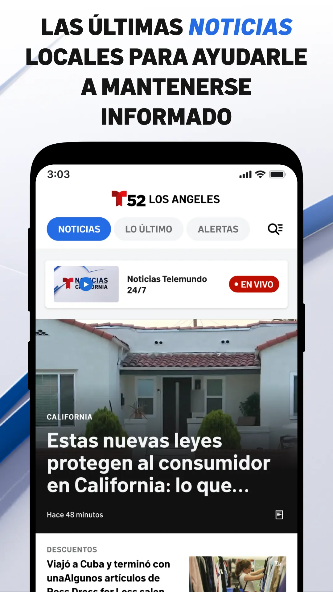 Telemundo 52: Los Ángeles | Indus Appstore | Screenshot