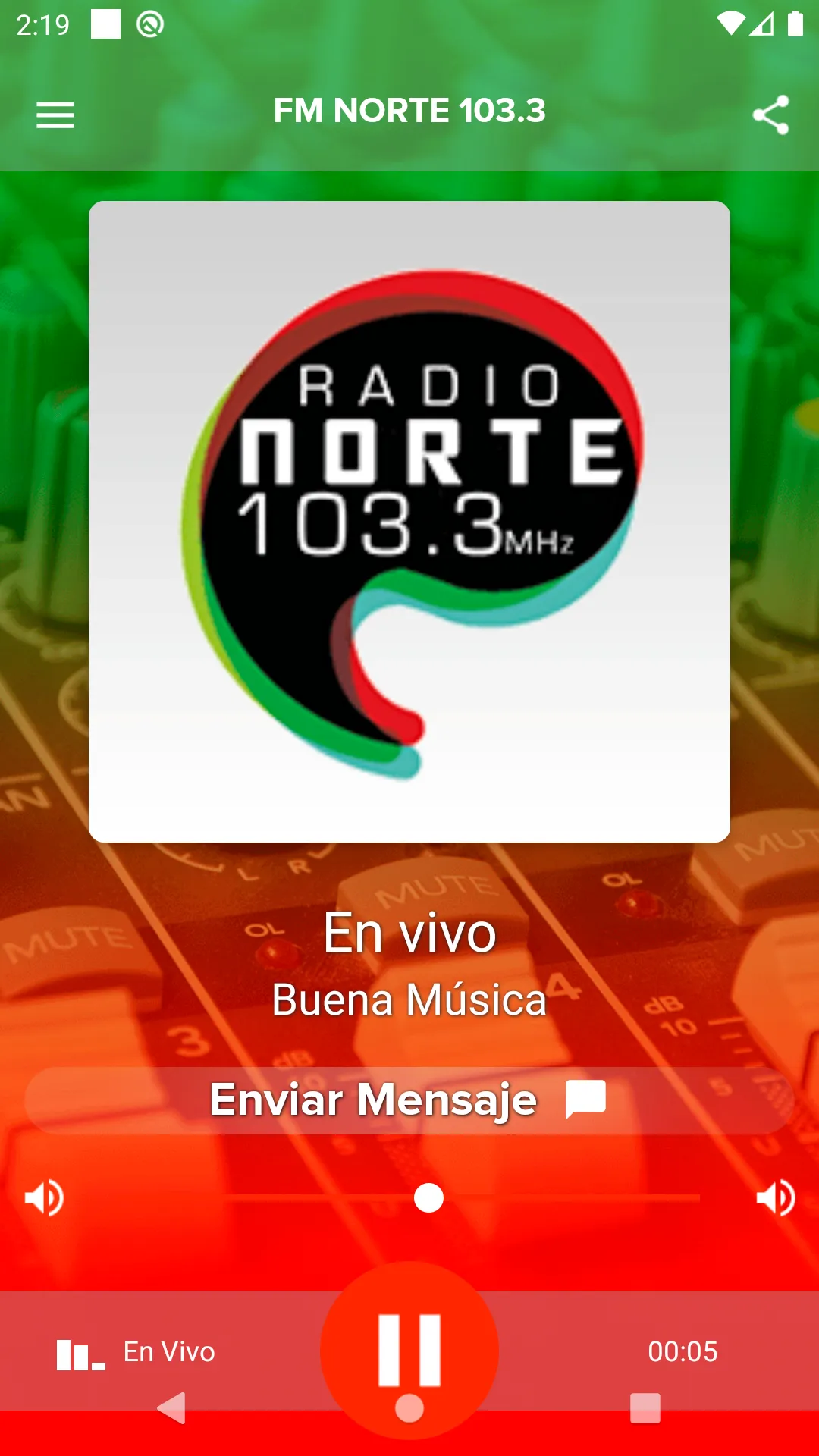 Fm Norte 103.3 | Indus Appstore | Screenshot