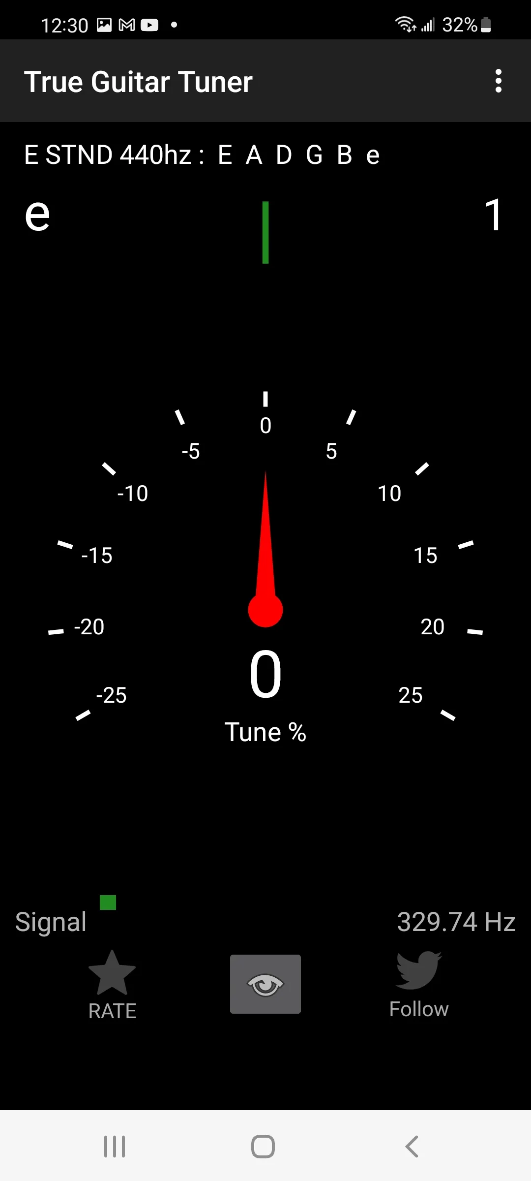 True Guitar Tuner | Indus Appstore | Screenshot