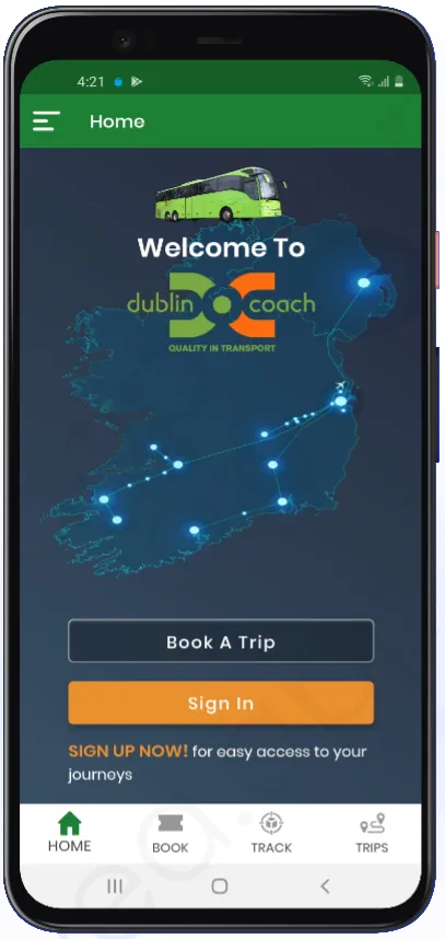 Dublin Coach The Big Green Bus | Indus Appstore | Screenshot