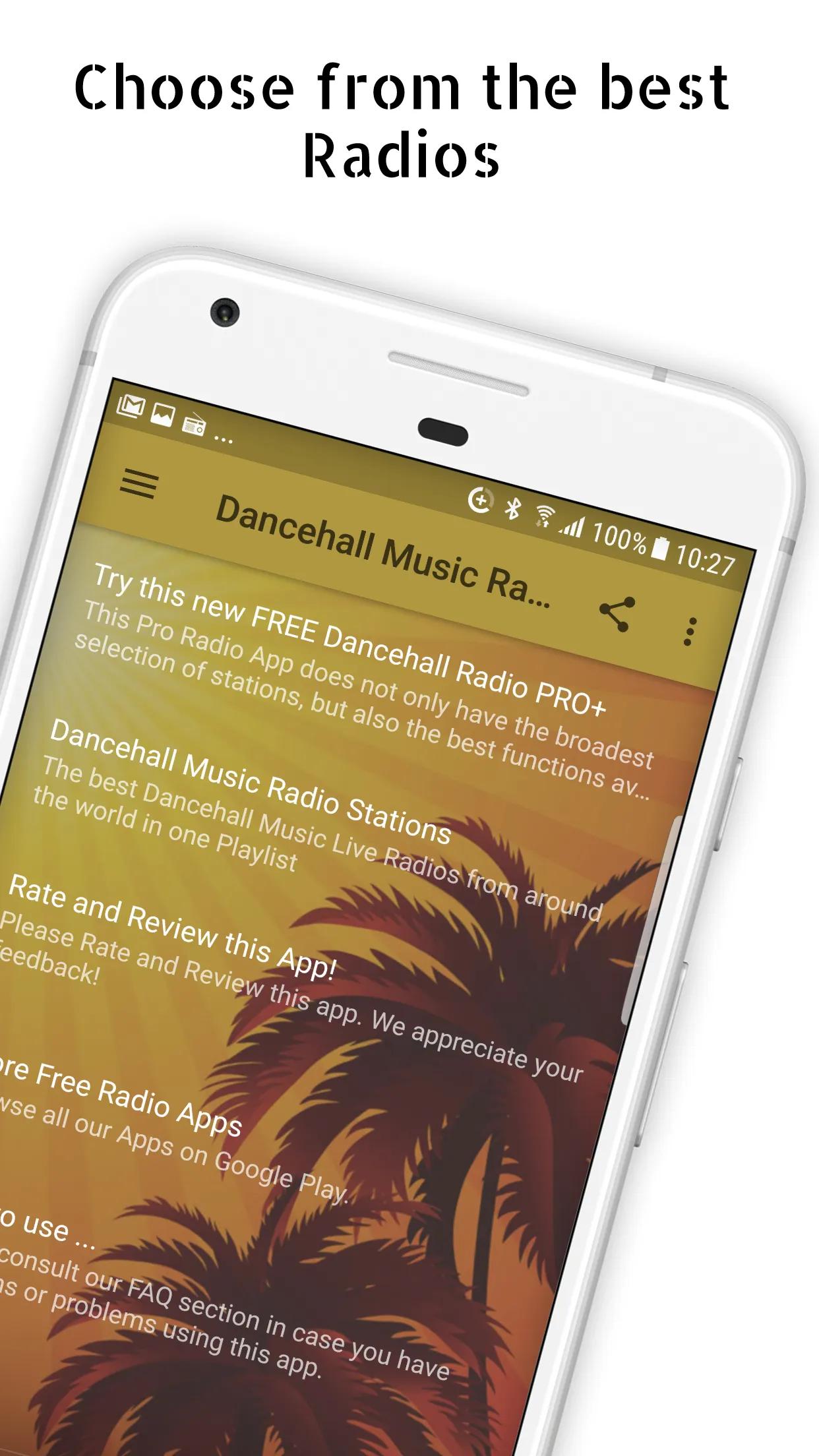 Dancehall Music Radio Stations | Indus Appstore | Screenshot