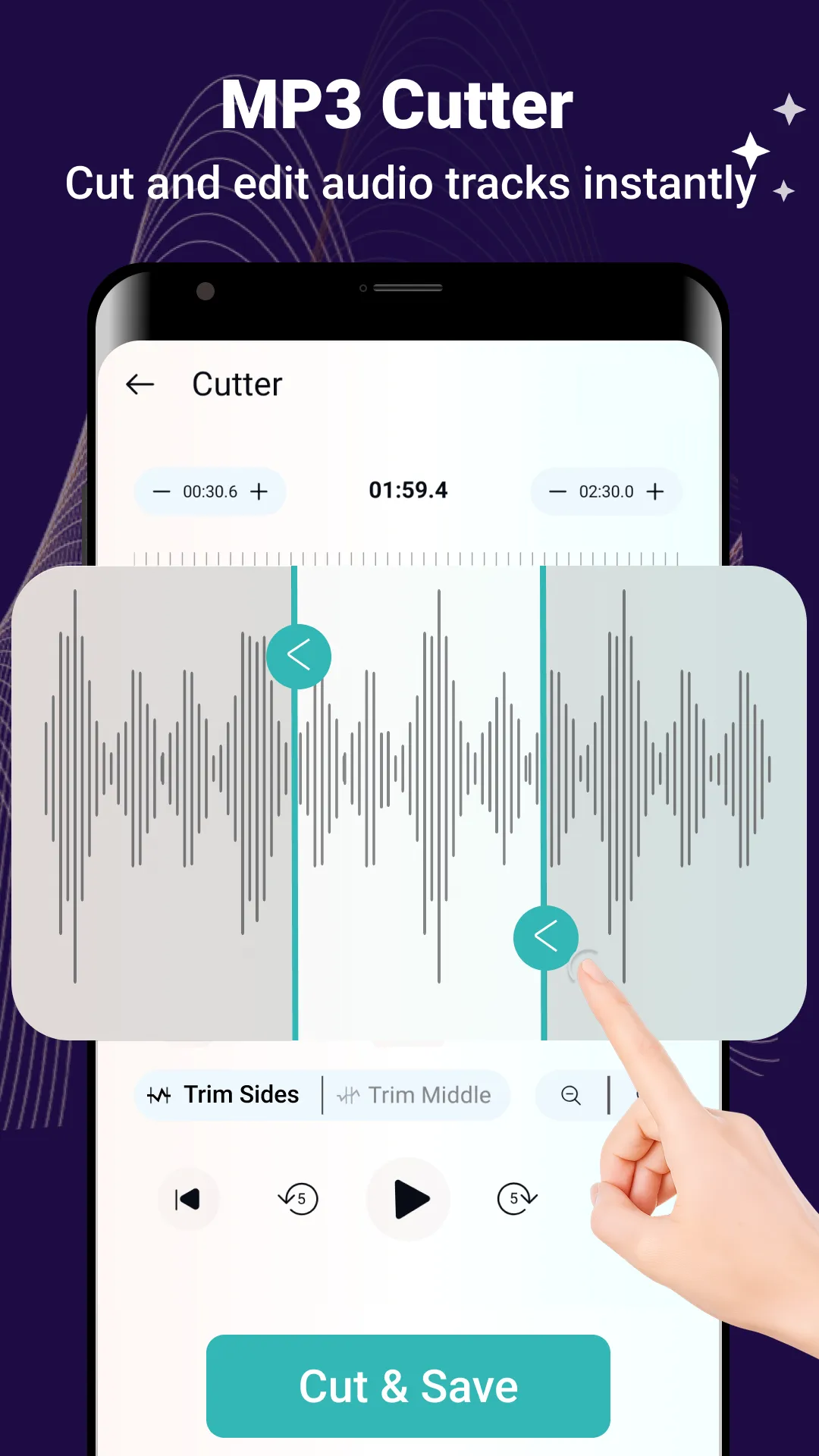 Audio Editor & MP3 Cutter | Indus Appstore | Screenshot