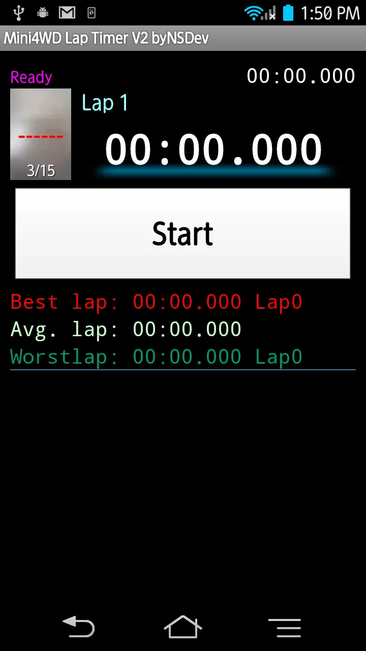 Mini4WD Lap Timer V2 byNSDev | Indus Appstore | Screenshot