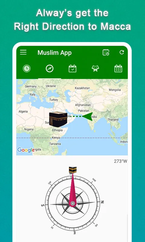 Qibla Direction-Quran & Prayer | Indus Appstore | Screenshot