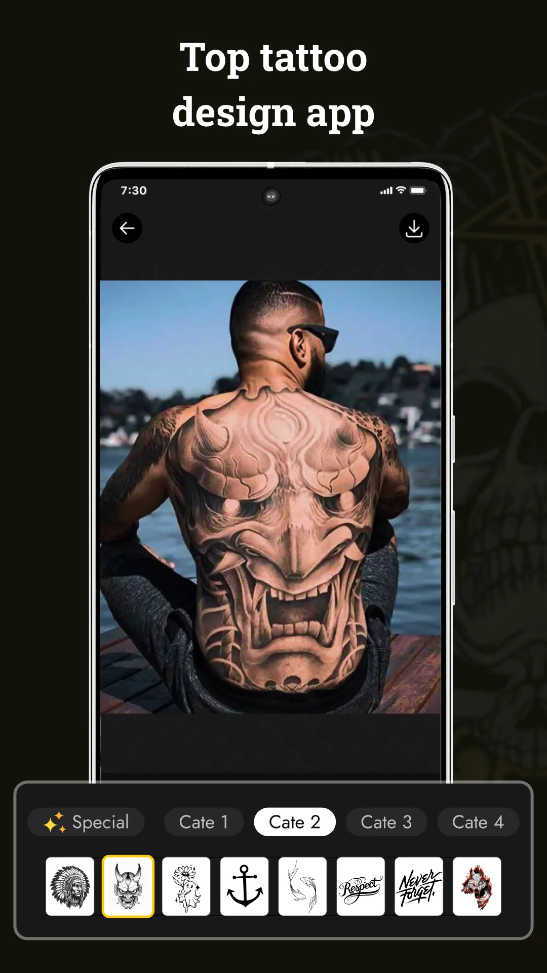 Tattoo Maker -  Tattoo Drawing | Indus Appstore | Screenshot