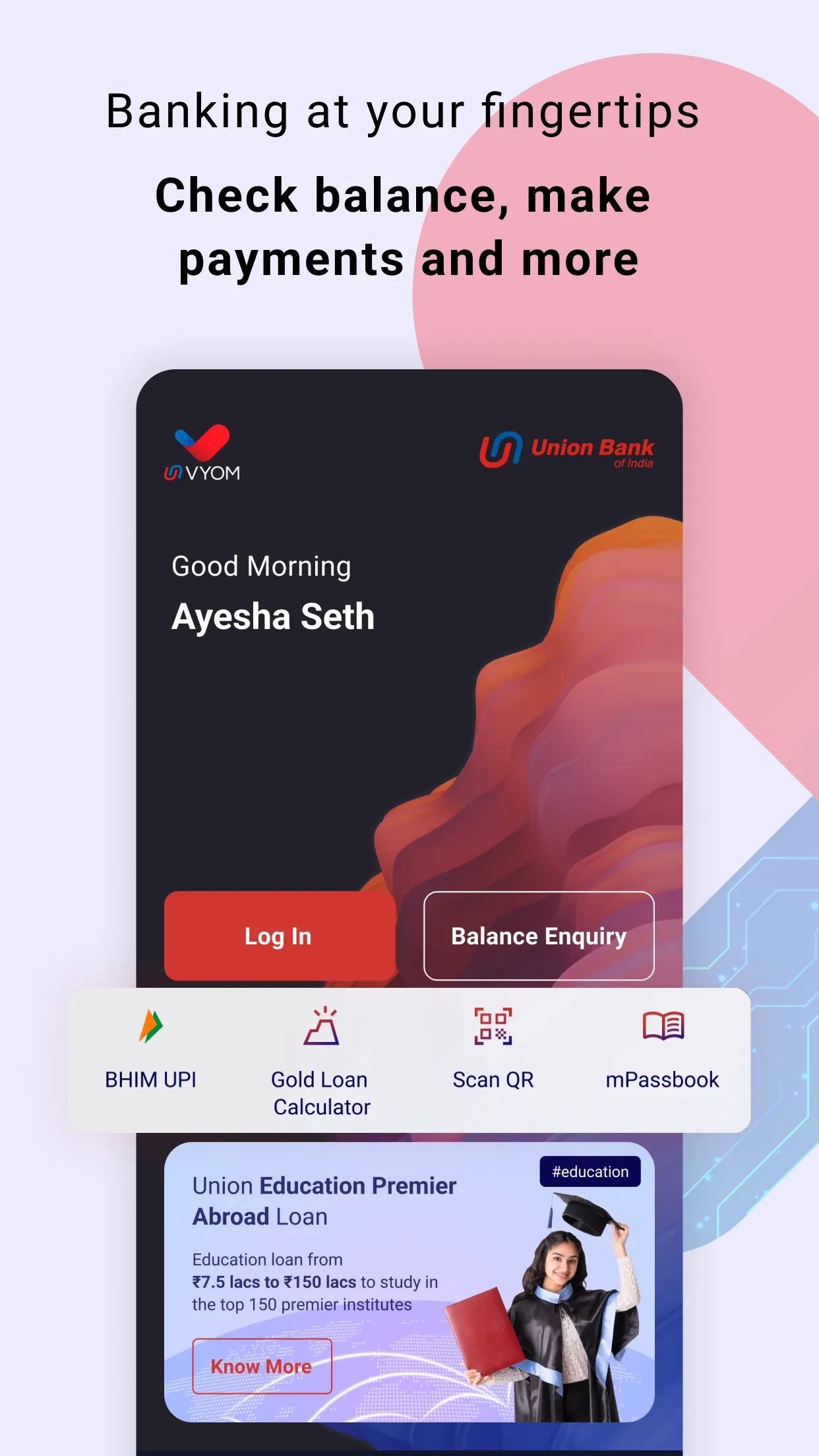 Vyom - Union Bank of India | Indus Appstore | Screenshot