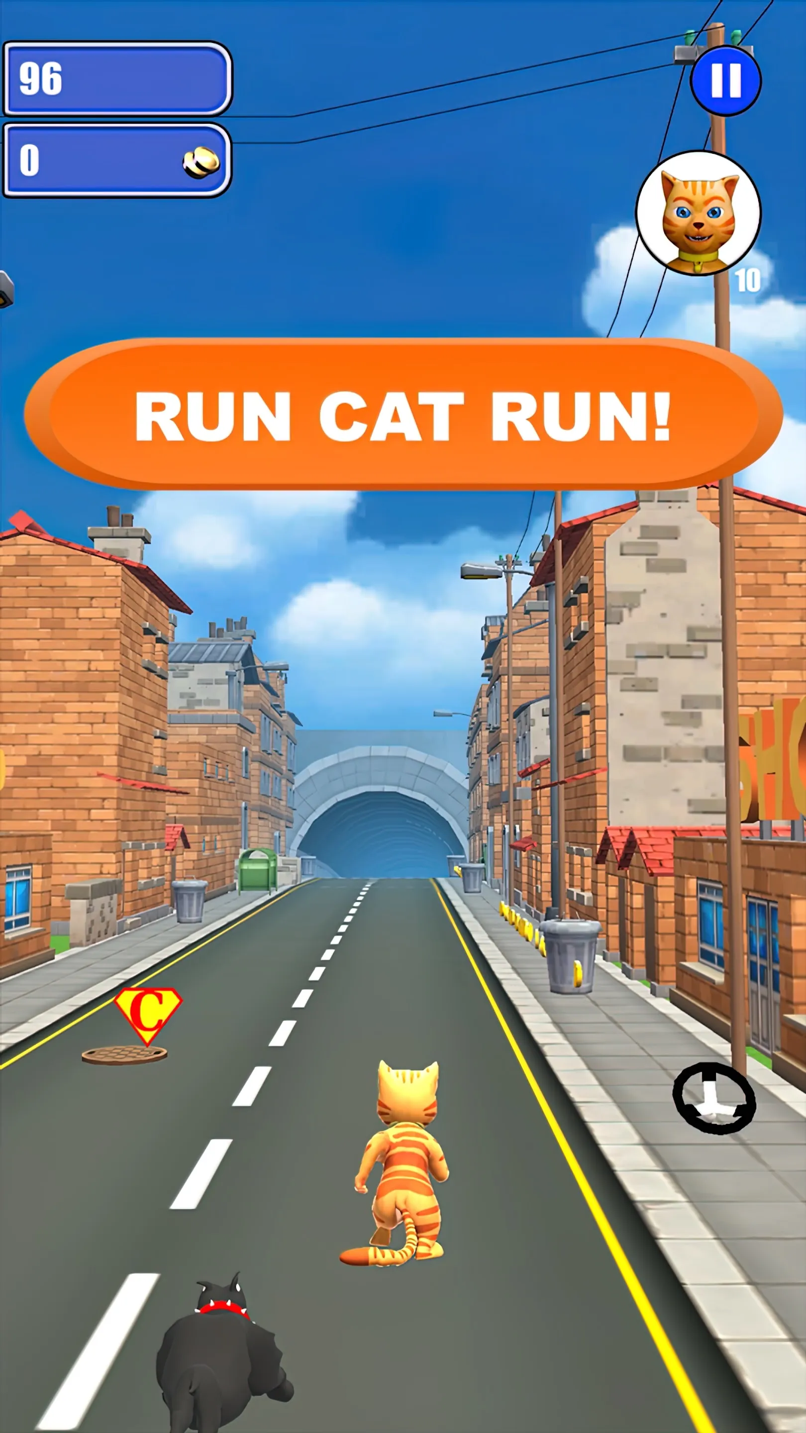 Cat Leo Run - Talking Cat Run | Indus Appstore | Screenshot