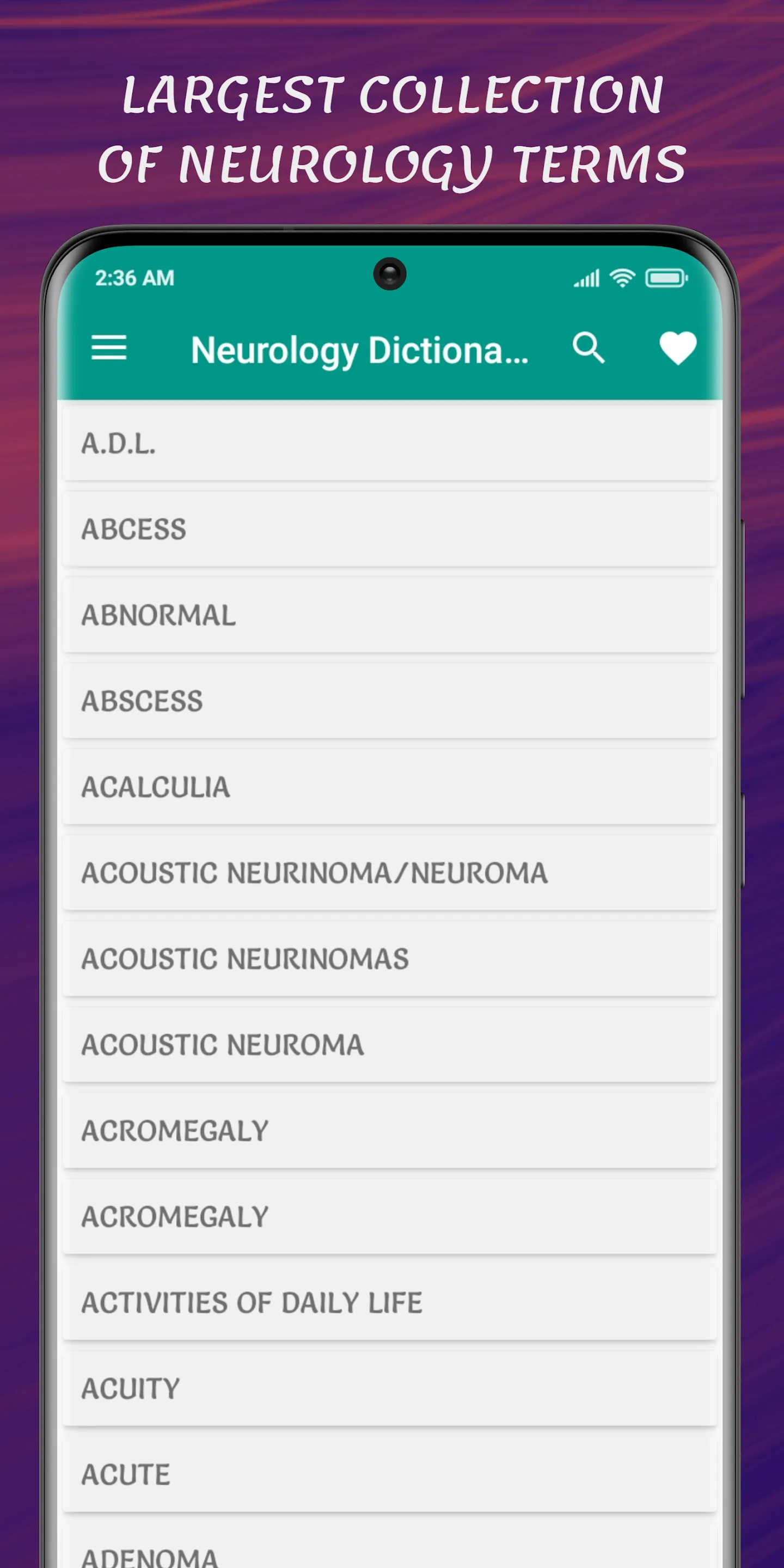 Neurology Dictionary | Indus Appstore | Screenshot