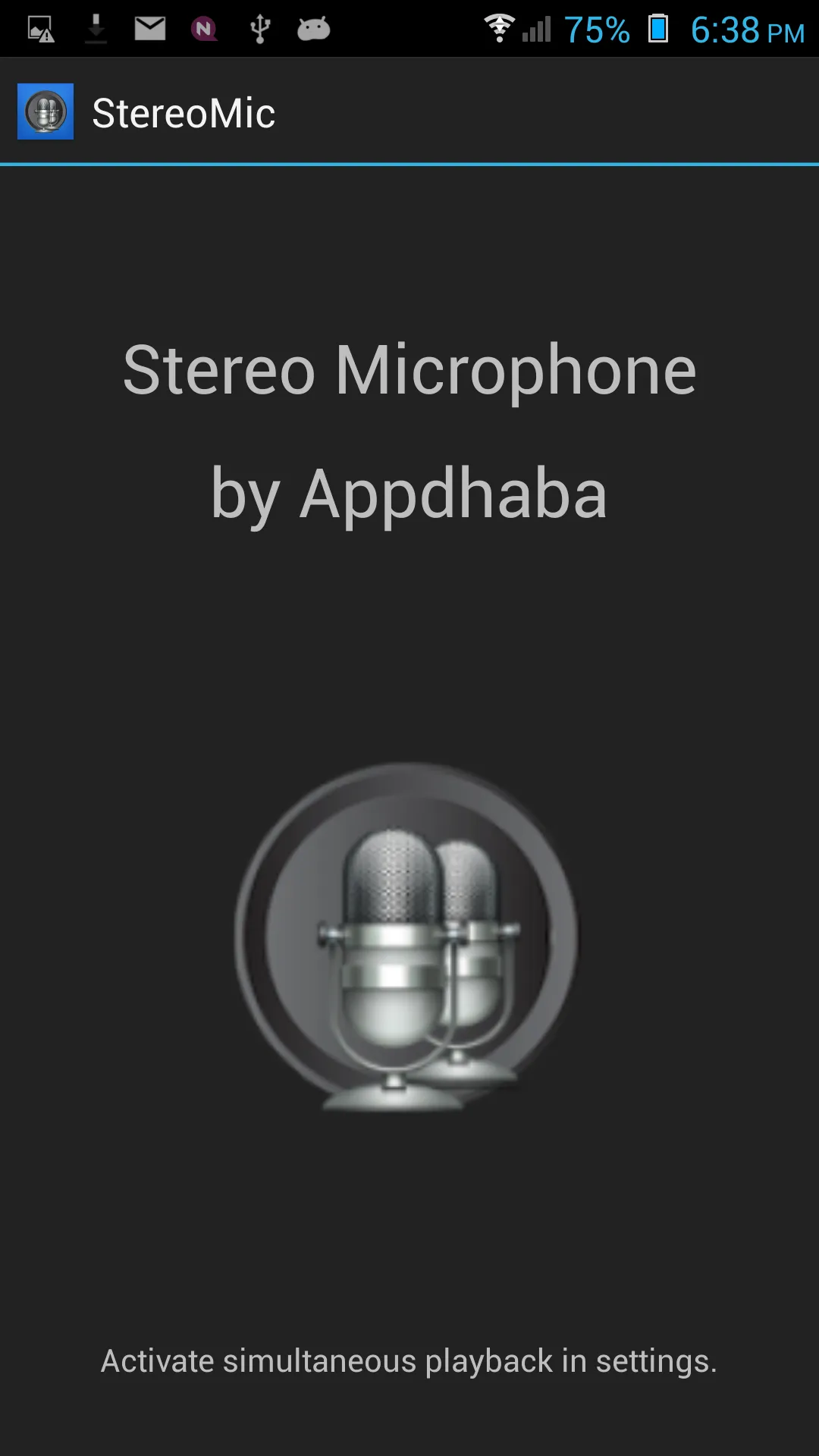 Stereo Audio Microphone | Indus Appstore | Screenshot