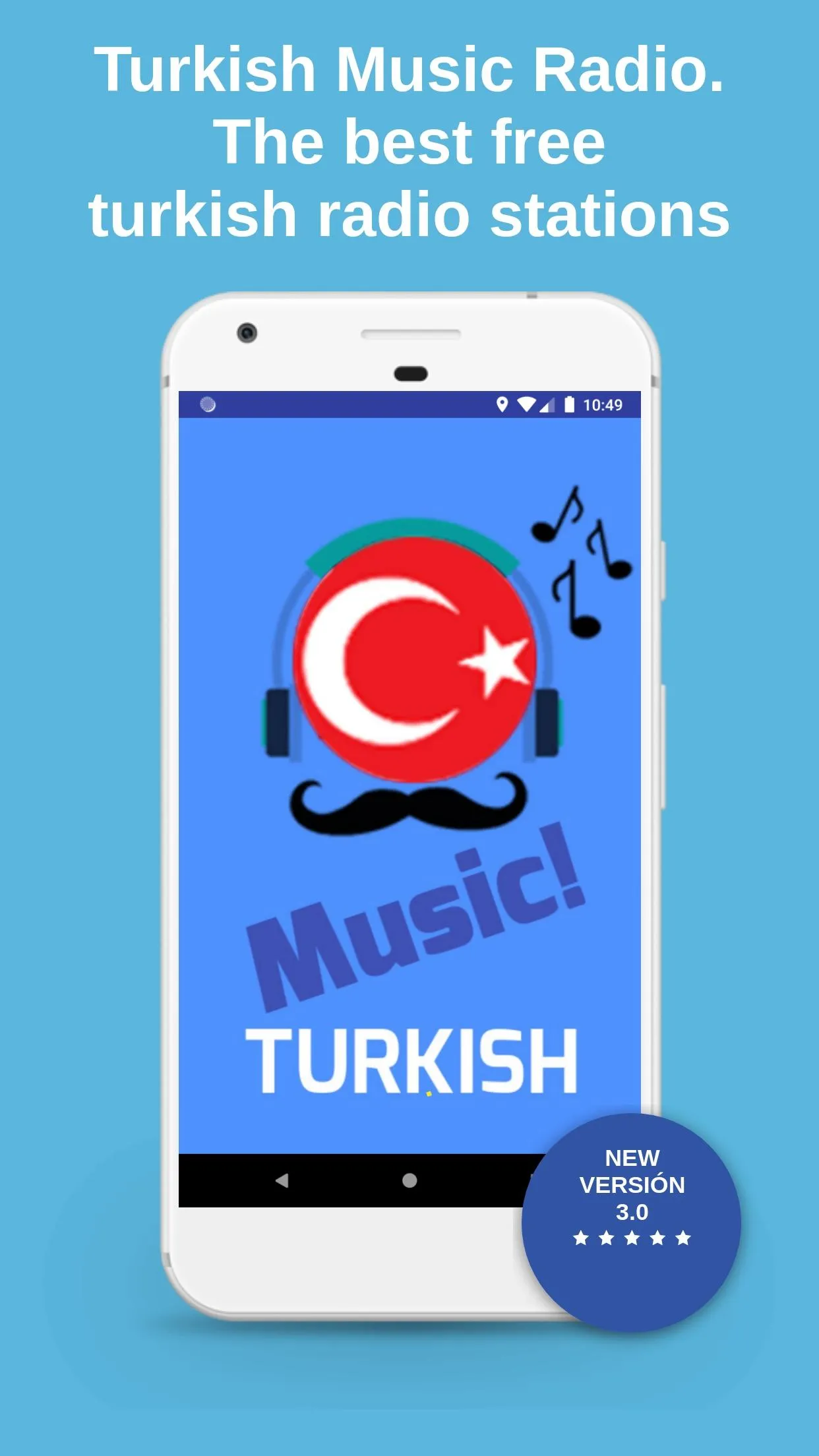 Turkish Music. Radio stations. | Indus Appstore | Screenshot