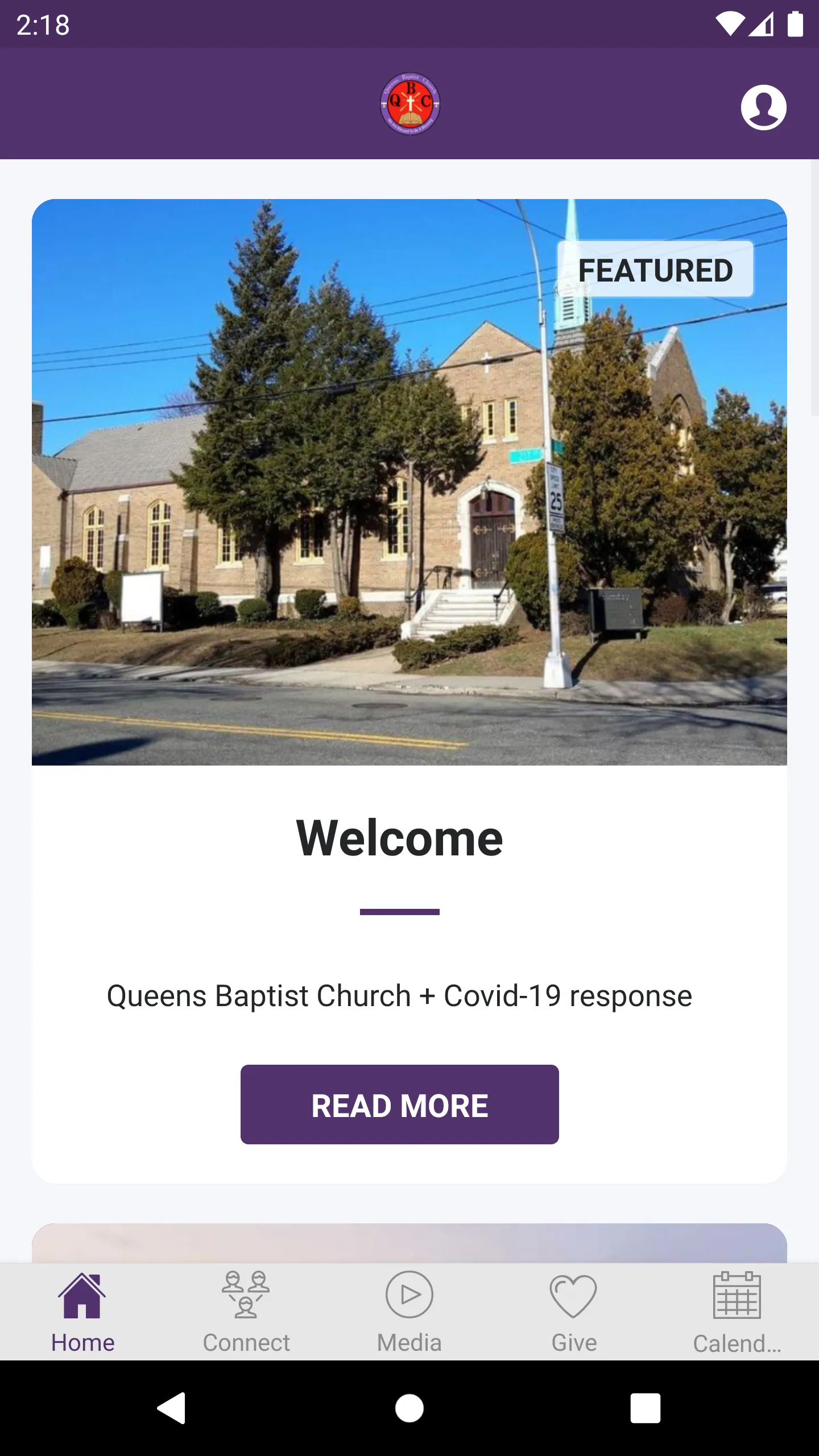 Queens Baptist Church NY | Indus Appstore | Screenshot