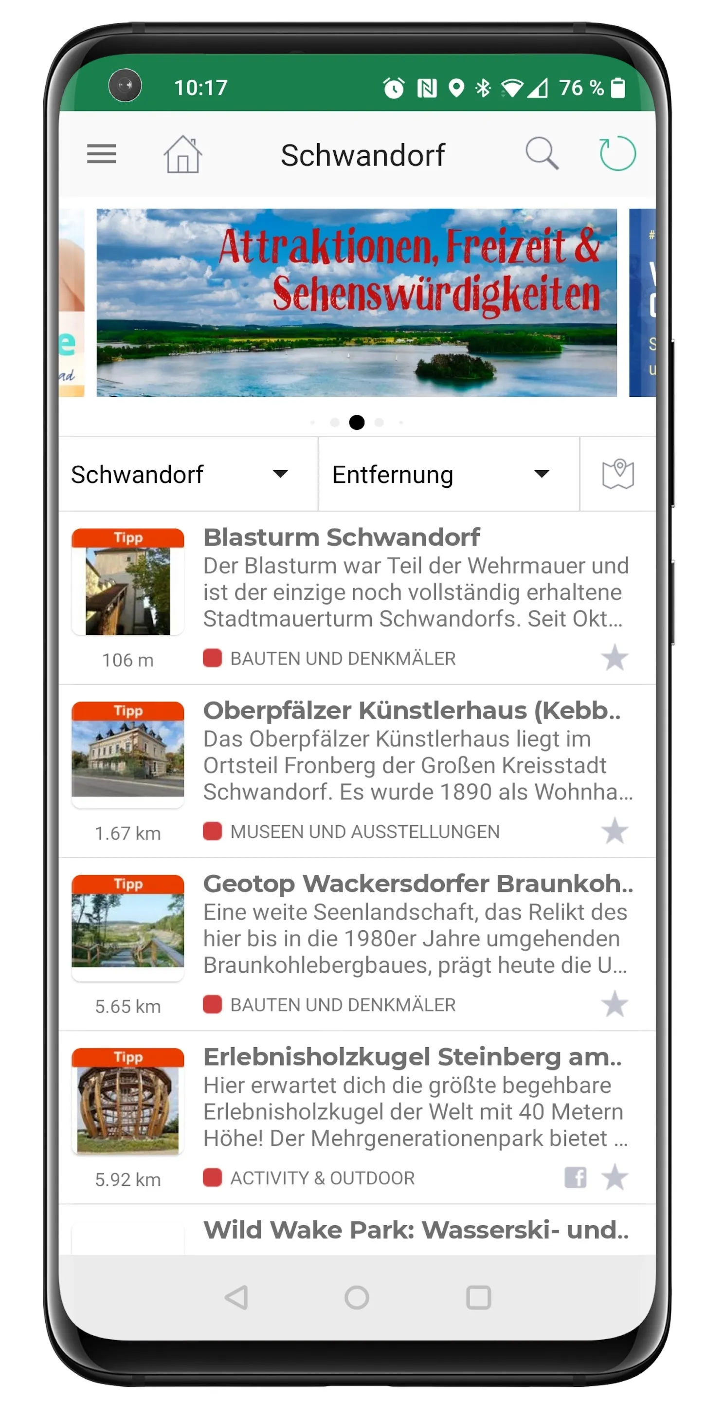 Landkreis Schwandorf Regional | Indus Appstore | Screenshot