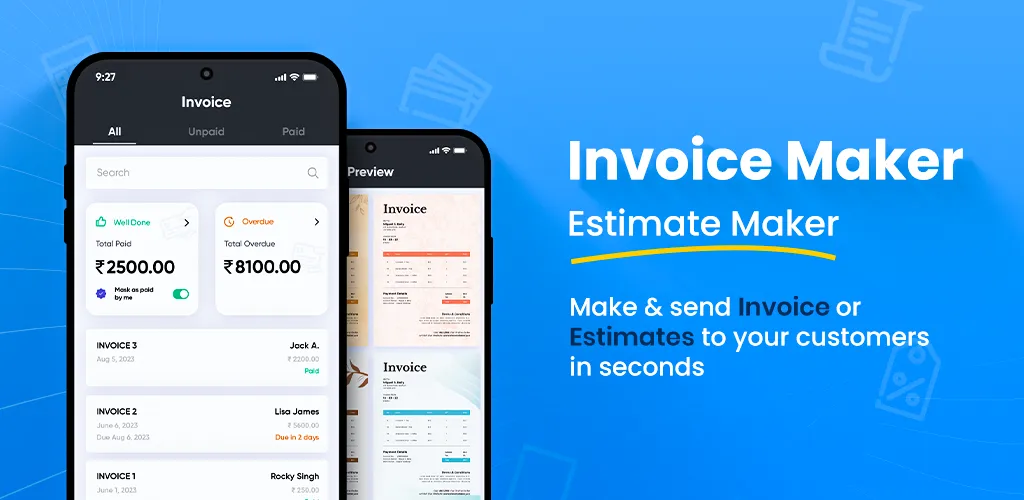 Invoice Maker : Estimate Maker | Indus Appstore | Screenshot