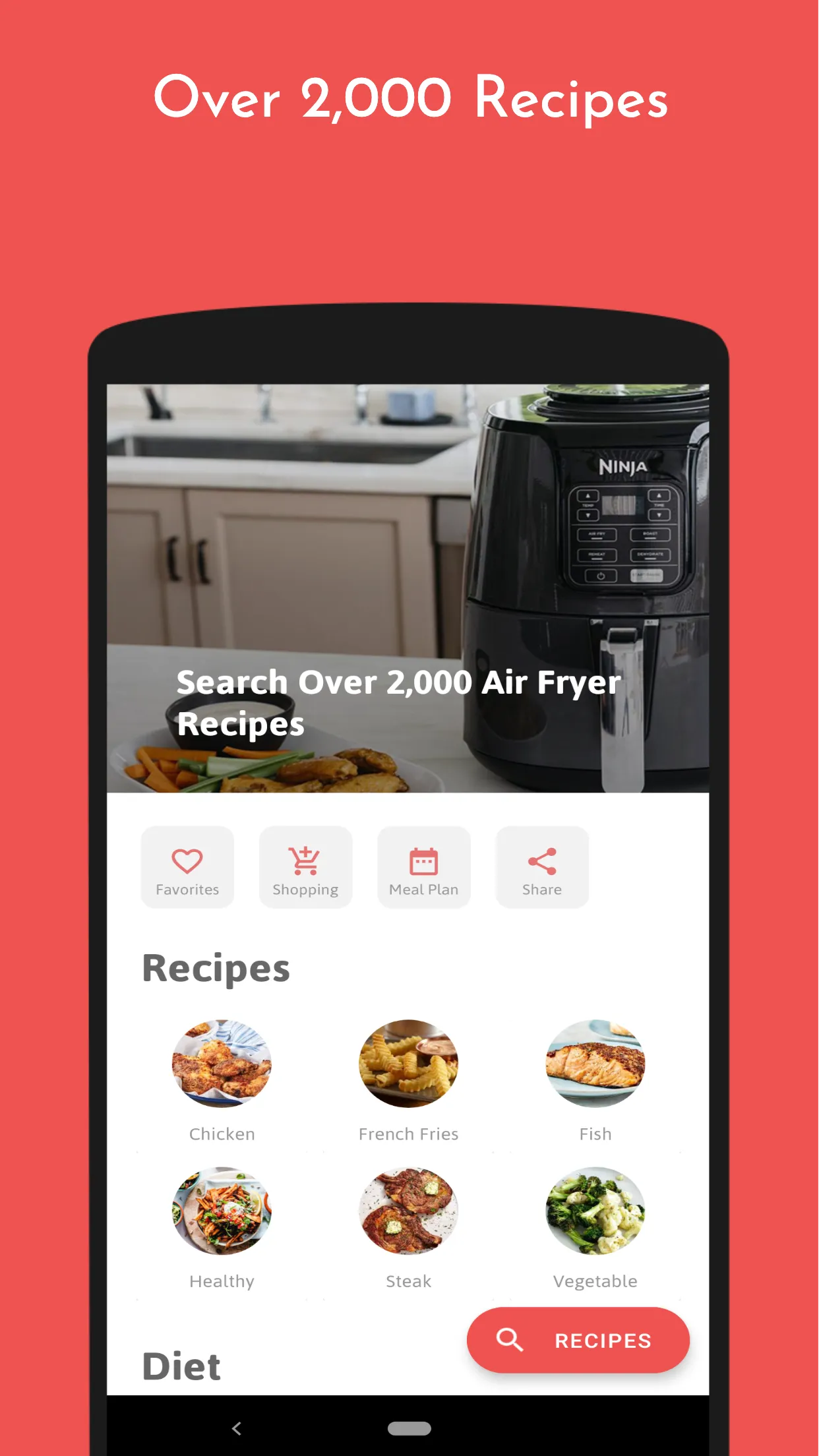 Air Fryer Recipes | Indus Appstore | Screenshot