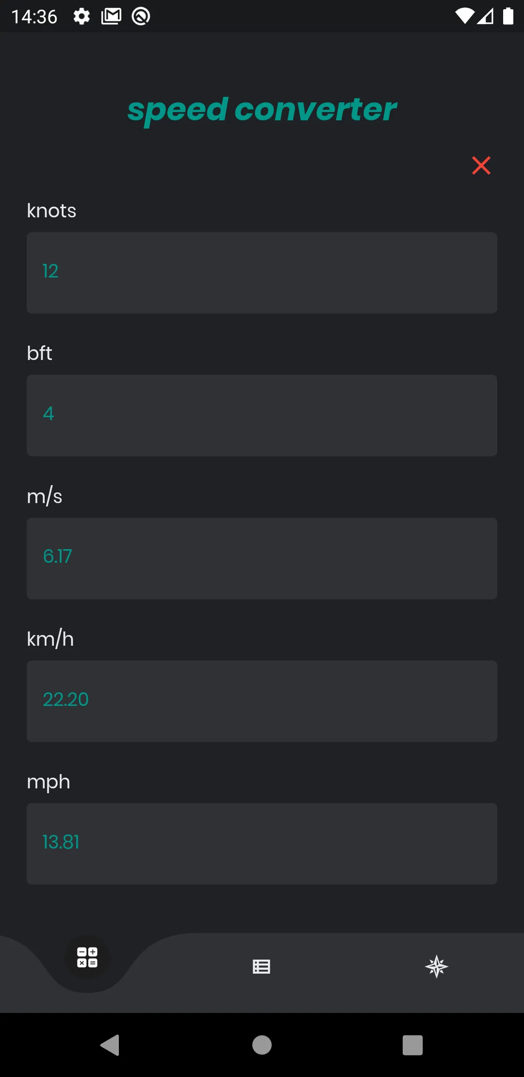 Wind Speed Converter | Indus Appstore | Screenshot