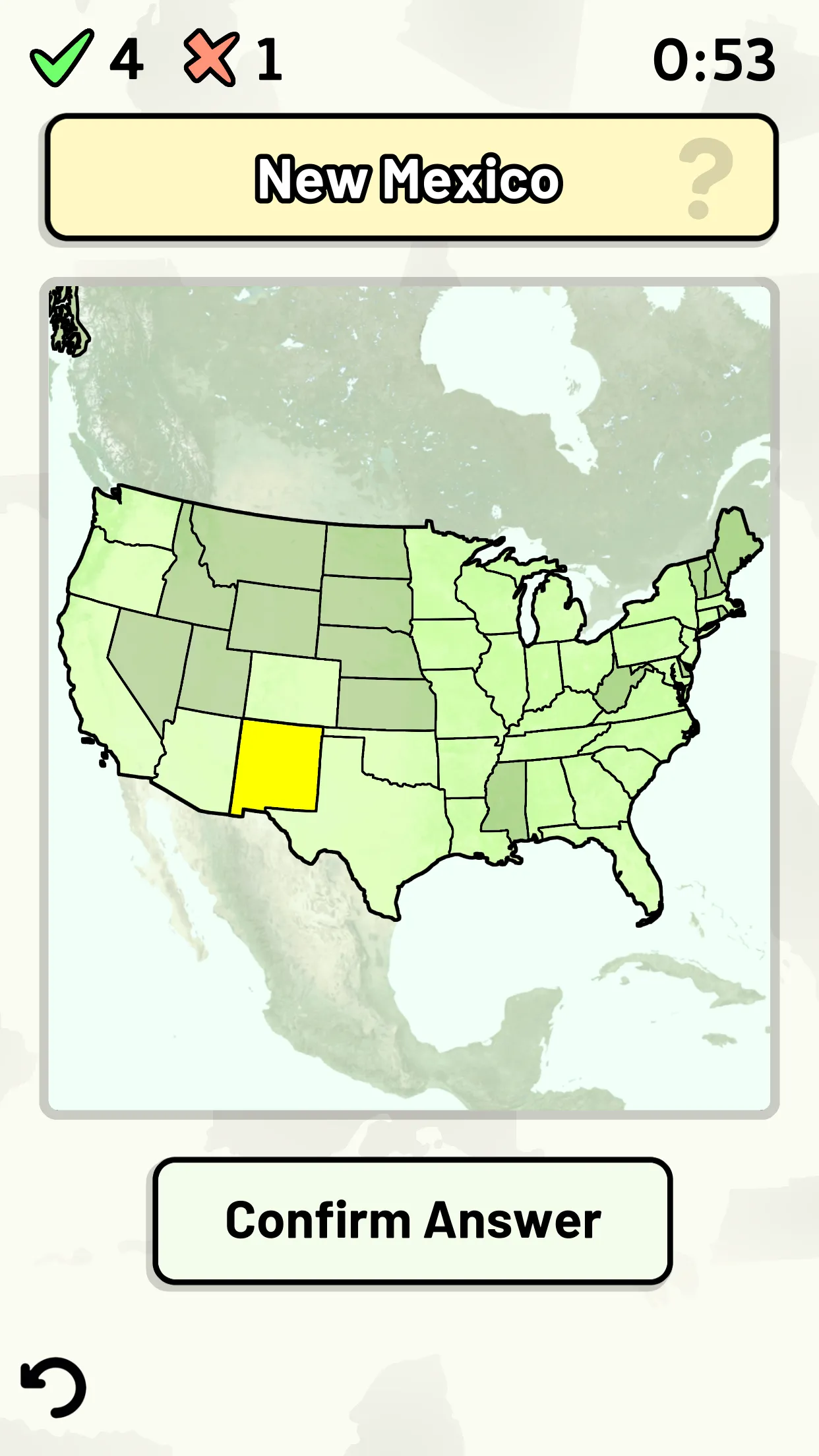 US States Quiz | Indus Appstore | Screenshot