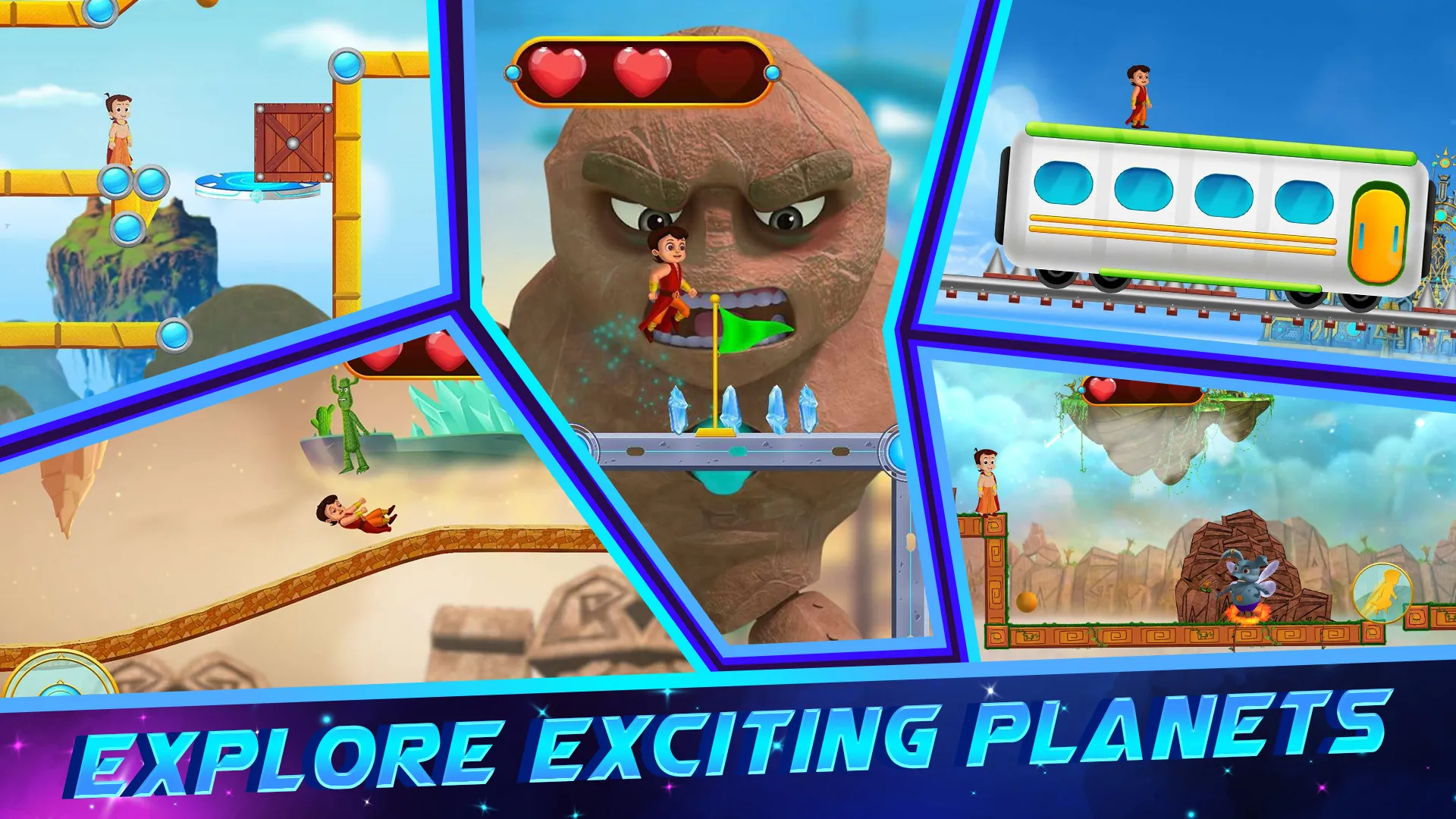 Bheem Galaxy Rush Game | Indus Appstore | Screenshot