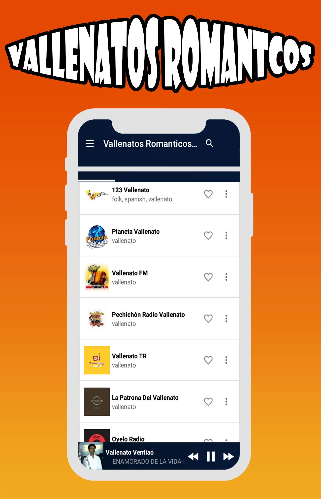 Vallenatos Romanticos | Indus Appstore | Screenshot