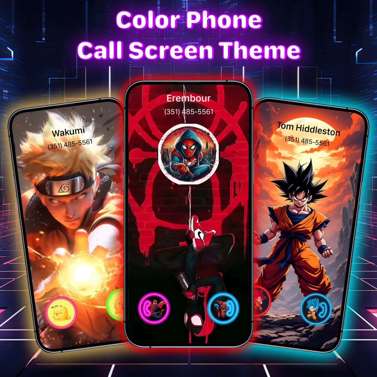 Call Screen Theme: Color Phone | Indus Appstore | Screenshot